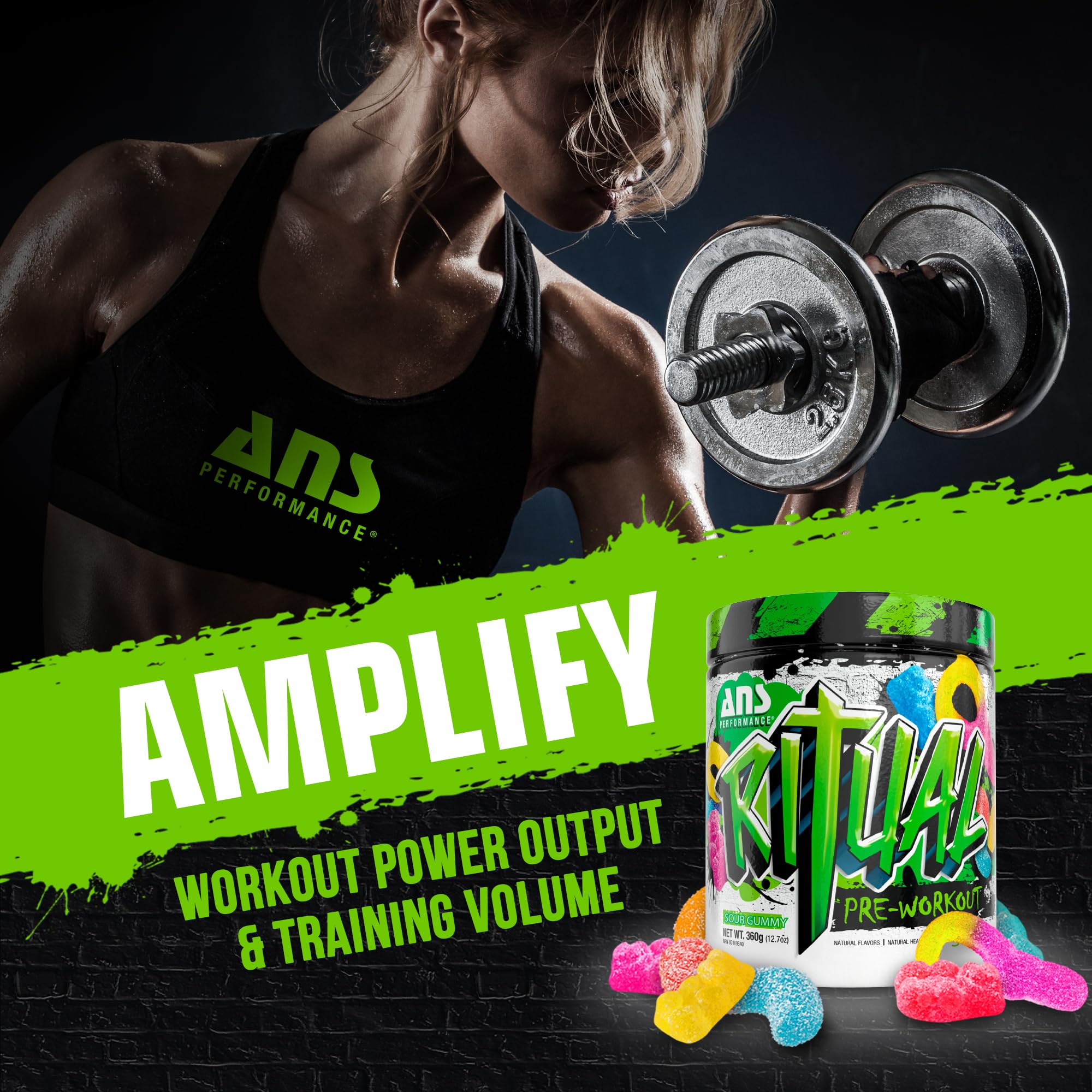 ANS Performance Ritual Pre Workout (30 Servings, 12.7 oz) - Complete Preworkout Formula ANS Performance uk supplements