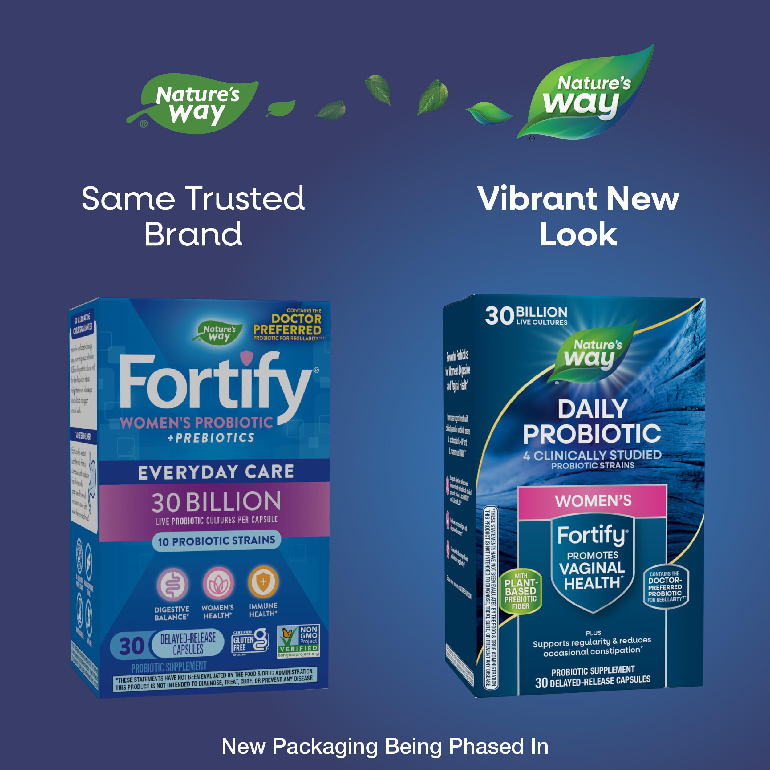 Nature’s Way Fortify Women’s Probiotic, 30 Billion Live Cultures, 11 Strains, Prebiotic, 30 Capsules Nature's Way uk supplements