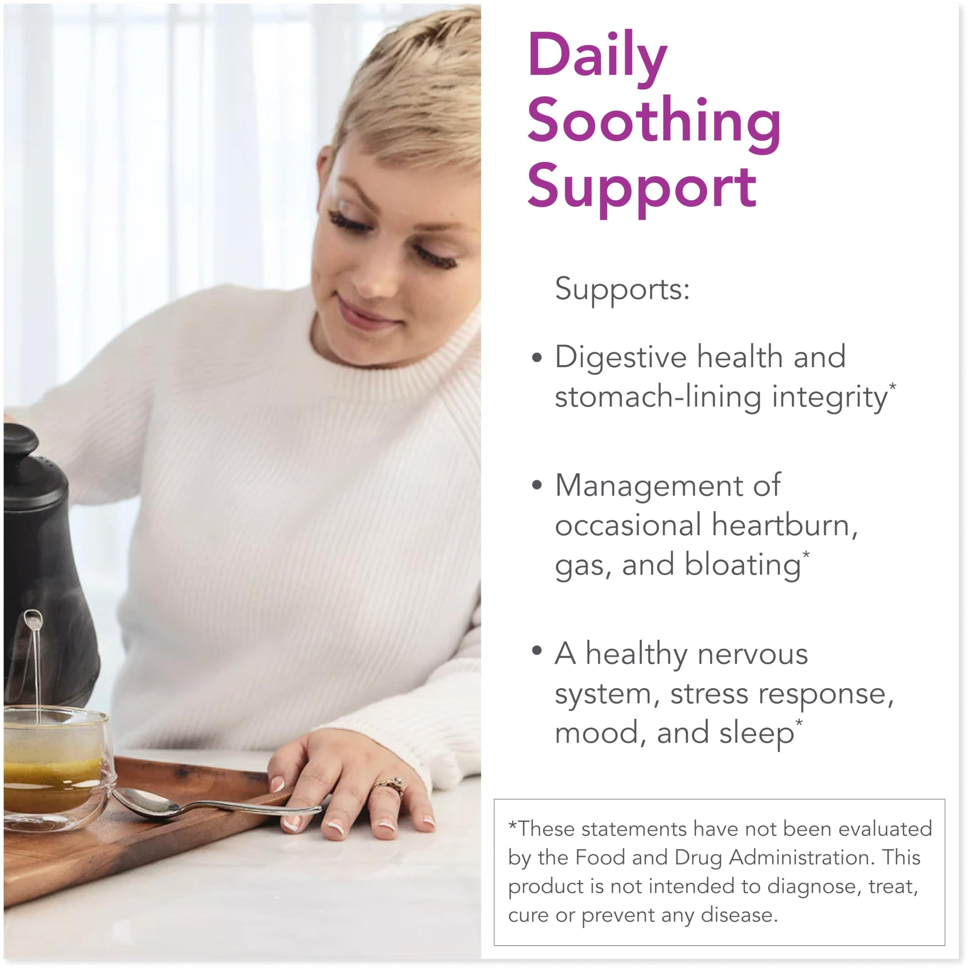 Bio-Botanical Research Biocidin Drink Mix - GI InnerCalm - Support Digestive Health, GI Detox, Healthy Mood & Sense of Relaxation - Soothing Formula with Glycine & No Glutamine (30 Stick Packs) Bio-Botanical Research uk supplements