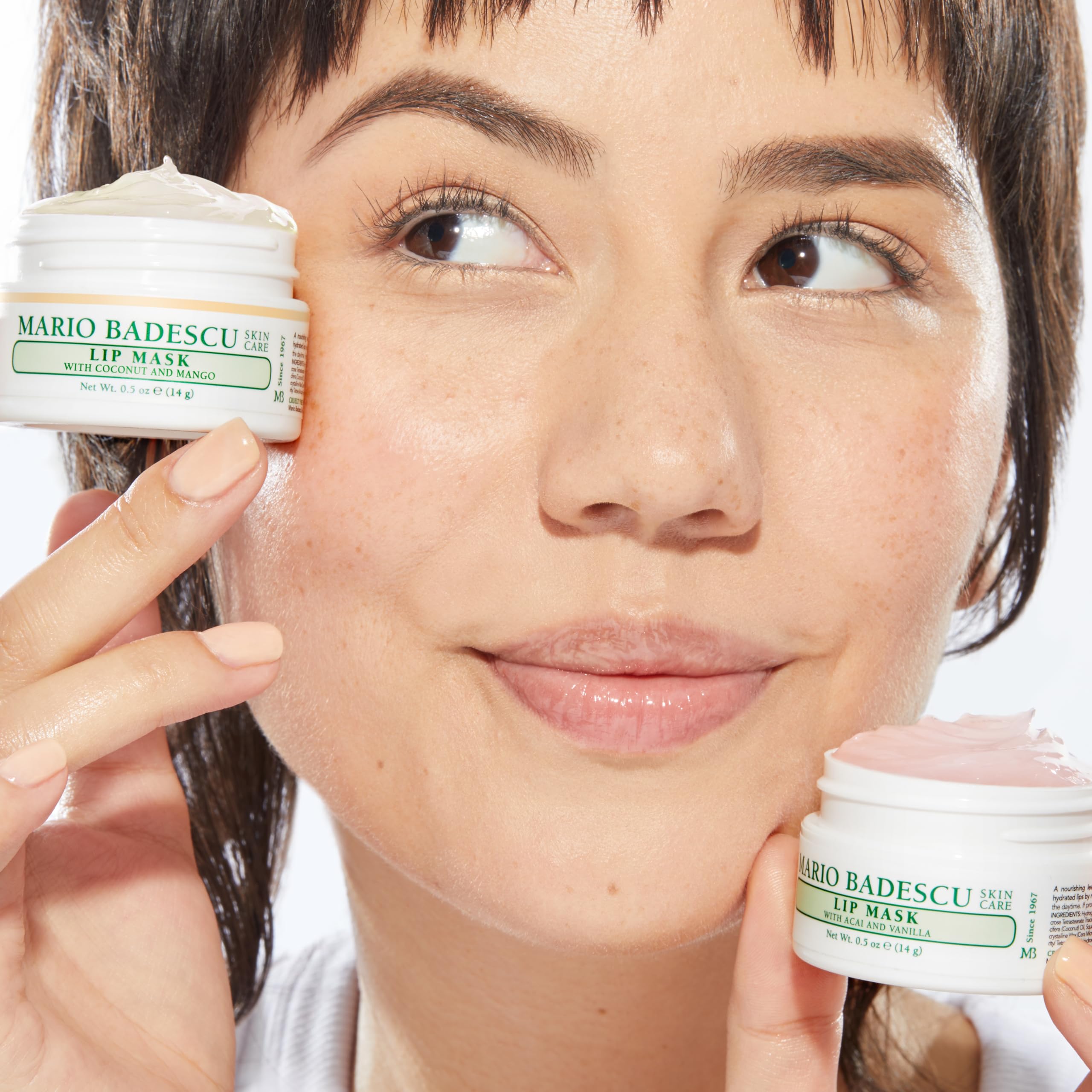 Mario Badescu Lip Mask with Coconut and Mango for All Skin Types, Overnight Lip Treatment Enriched With Skin Softening Coconut Oil, Sunflower Seed Oil and Hydrating Shea Butter, 0.5 Ounces Mario Badescu uk supplements