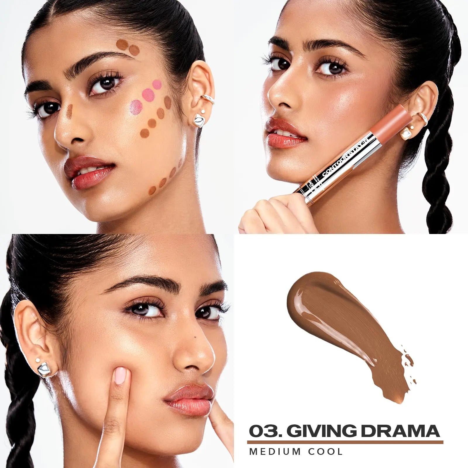 Sacheu Liquid Contour STAY-N Long Wear Cream Contour Makeup — Long Lasting, Blendable, & Lightweight Formula — Vegan & Cruelty-free, Giving Drama Sacheu uk supplements