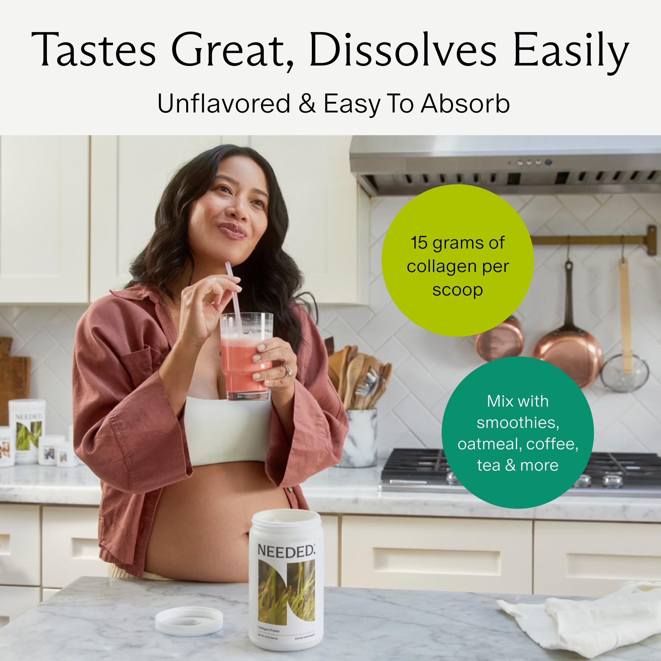 Needed. Hydrolyzed Collagen Protein Powder | Expert-Backed & Clean Sourced | Supports Skin, Hair, Joints | Grass-fed, Pasture-Raised, Hormone-Free | 1lb Needed. uk supplements