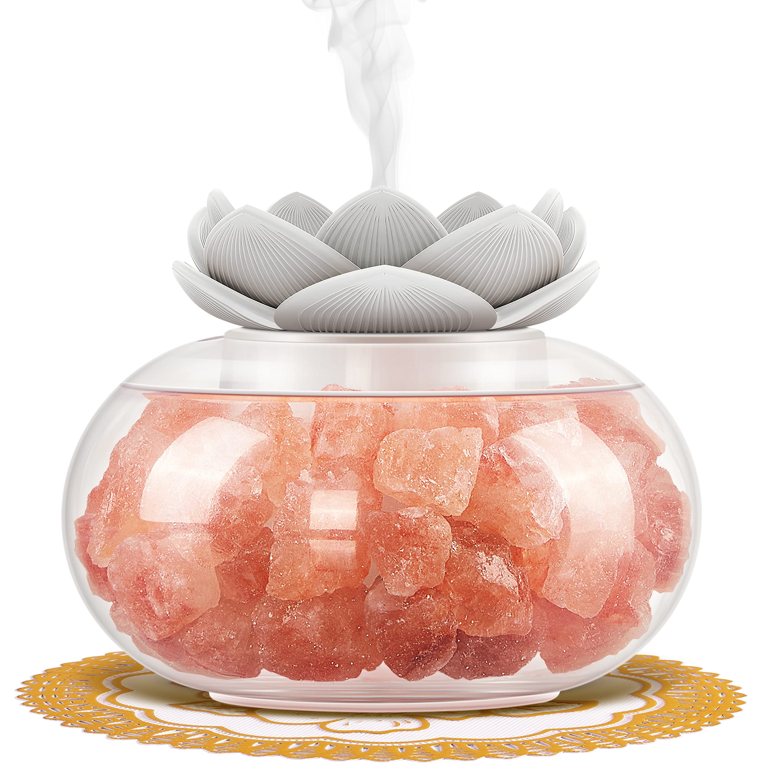 Essential Oil Diffusers Aromatherapy Diffuser: YeeQue Salt Lamp Diffuser for Home Bedroom Office YeeQue uk supplements