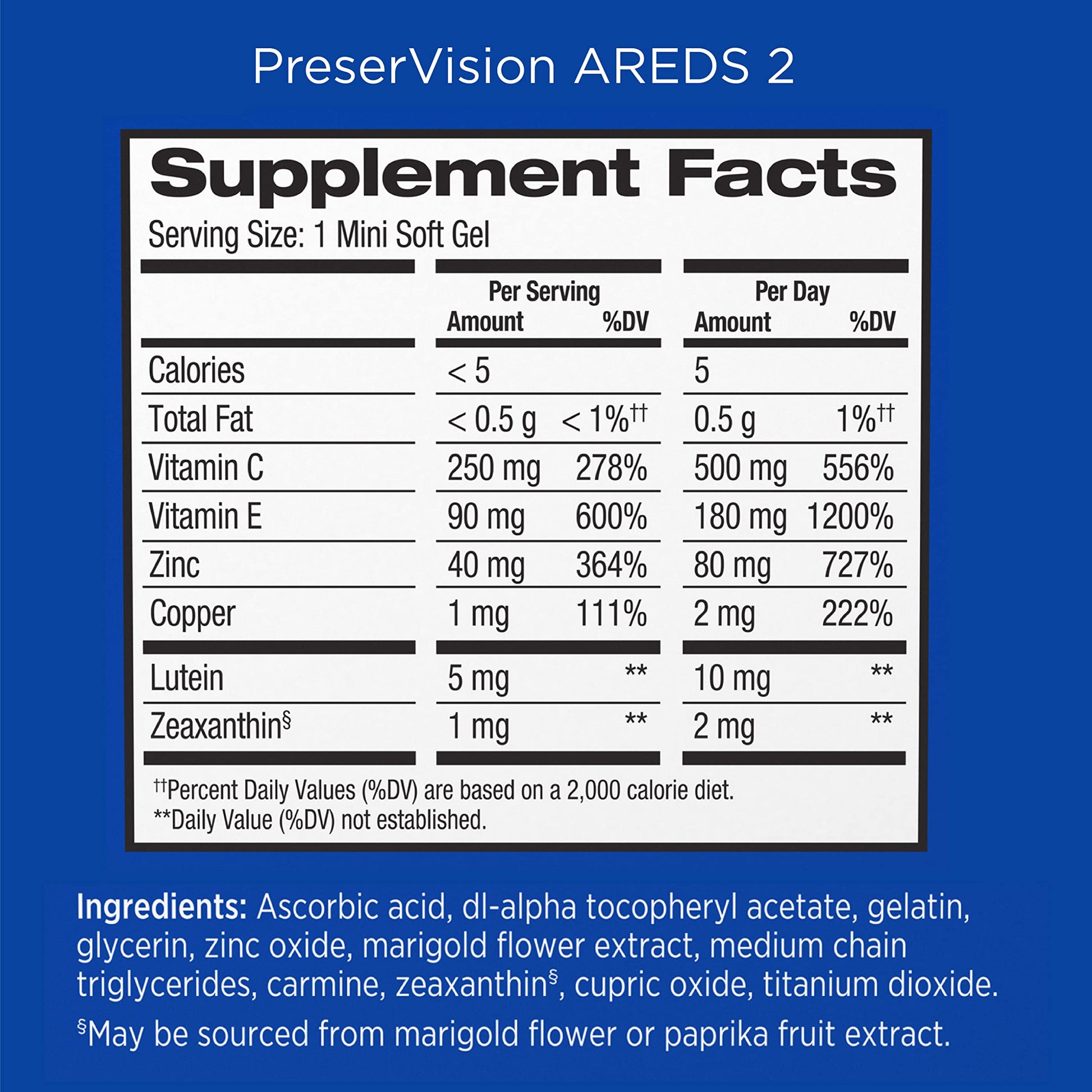 PreserVision AREDS 2 Eye Vitamin & Mineral Supplement, Contains Lutein PreserVision uk supplements