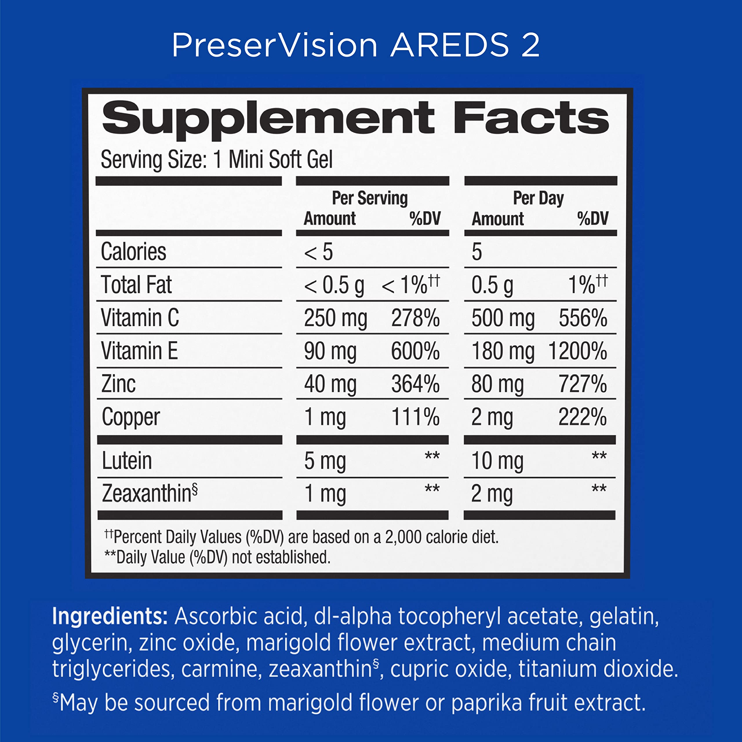 PreserVision AREDS 2 Eye Vitamin & Mineral Supplement, Contains Lutein PreserVision uk supplements