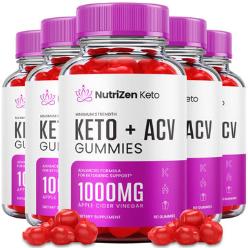 (5 Pack) Nutrizen Keto Acv Gummies - Official Formula - Nutrizen Keto + Acv Gummies Healthly uk supplements