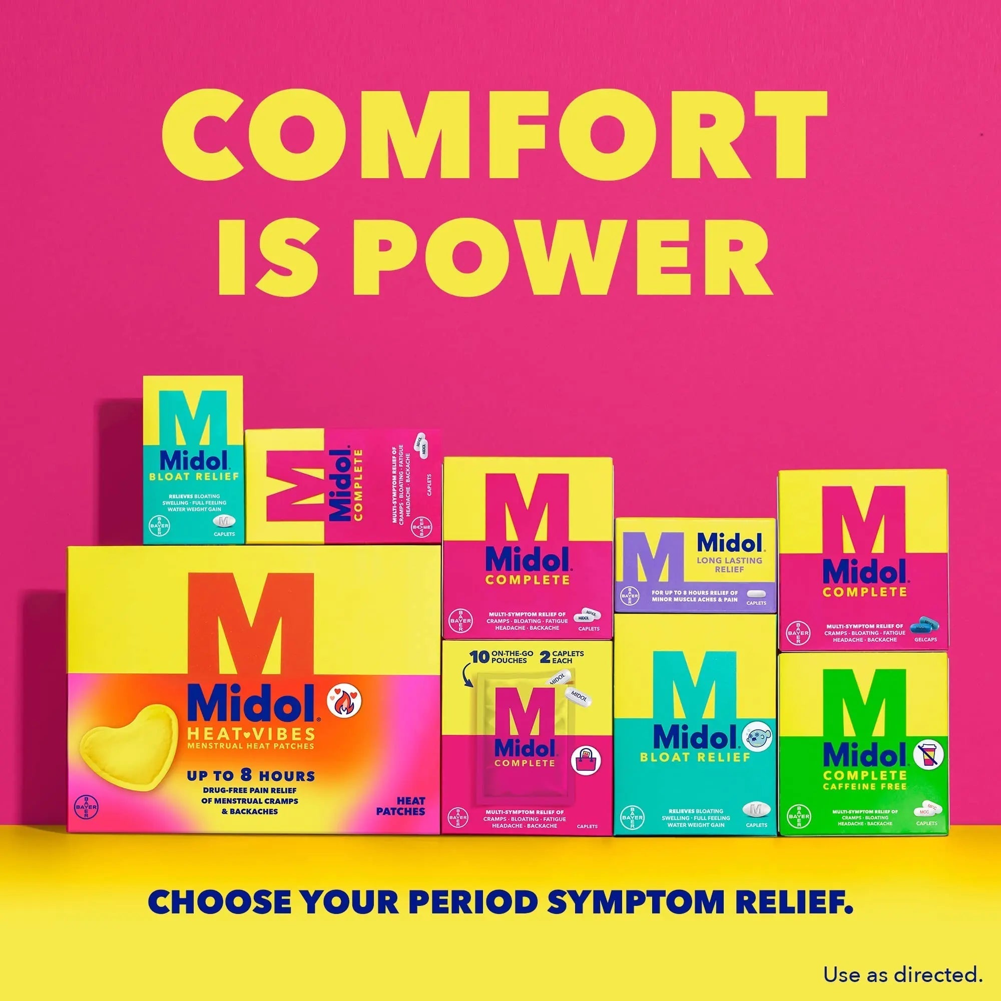 Midol Long Lasting Relief 20ct: Midol Long Lasting Relief, Menstrual Symptom Reliever & Fever Reducer, Caplets with Acetaminophen for Menstrual Pain Relief - 20 Count (Packaging May Vary) Midol uk supplements