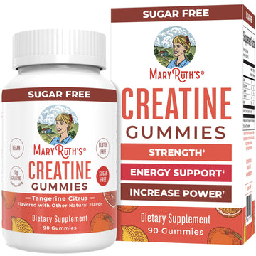 MaryRuth's Creatine Gummies | Creatine Monohydrate Gummies | 3g Creatine Per Serving | Creatine for Women & Men | Tangerine Citrus Flavor | Exercise | Workout | Sugar Free | Vegan | 90 Count MARYRUTH'S uk supplements