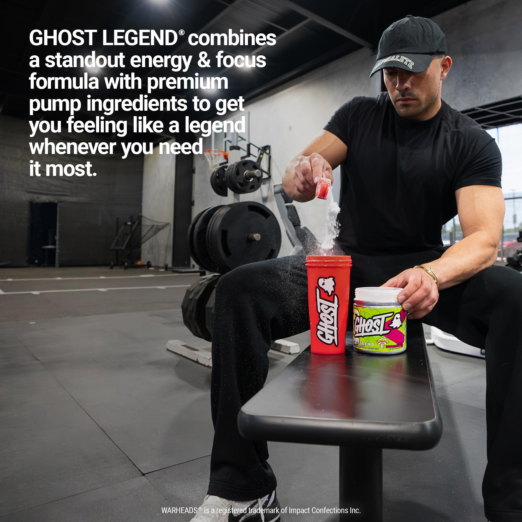 GHOST Legend V3 Pre-Workout Powder, Warheads Sour Watermelon - 30 Servings – Pre GHOST uk supplements