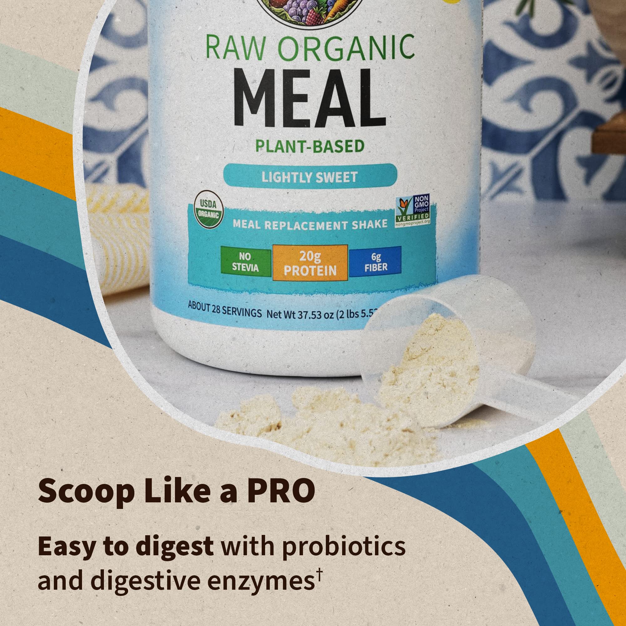 Garden of Life Vegan Protein Powder - Raw Organic Meal Replacement Shakes Garden of Life uk supplements