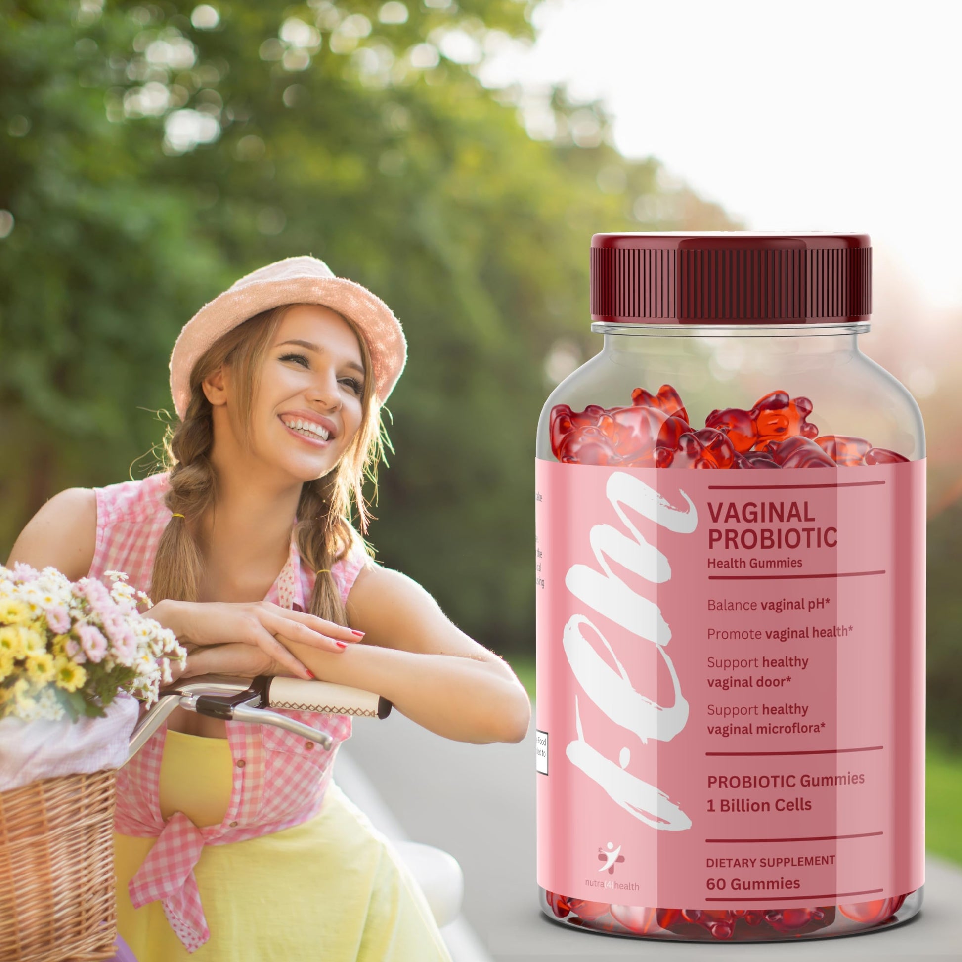 FEM Vaginal Probiotic Gummies for Women - Promotes pH Balance, Healthy Vaginal Odor & Urinary nutra4health uk supplements