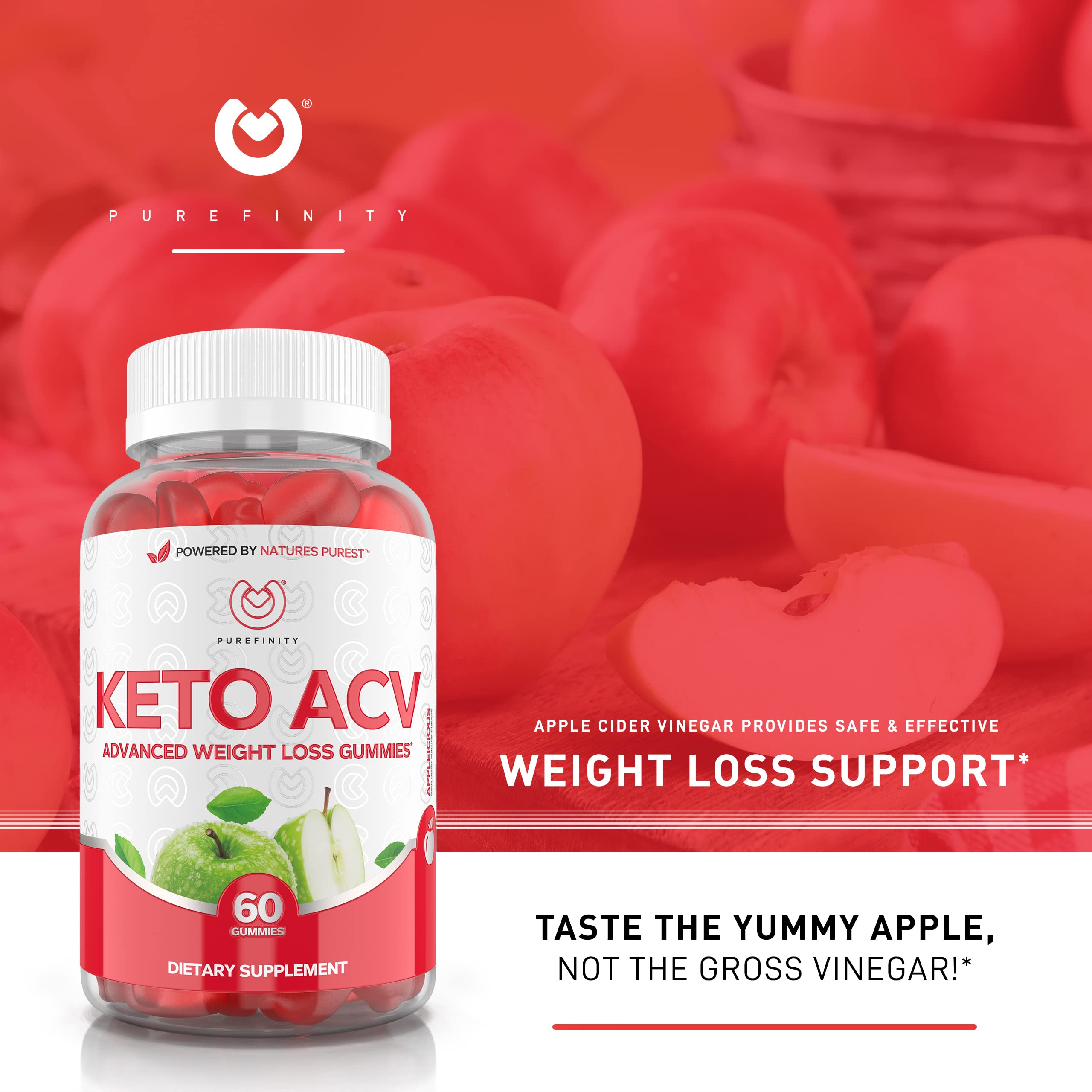 PUREFINITY Keto ACV Gummies to Support Weight Loss and Detox - True Form Keto ACV PUREFINITY uk supplements