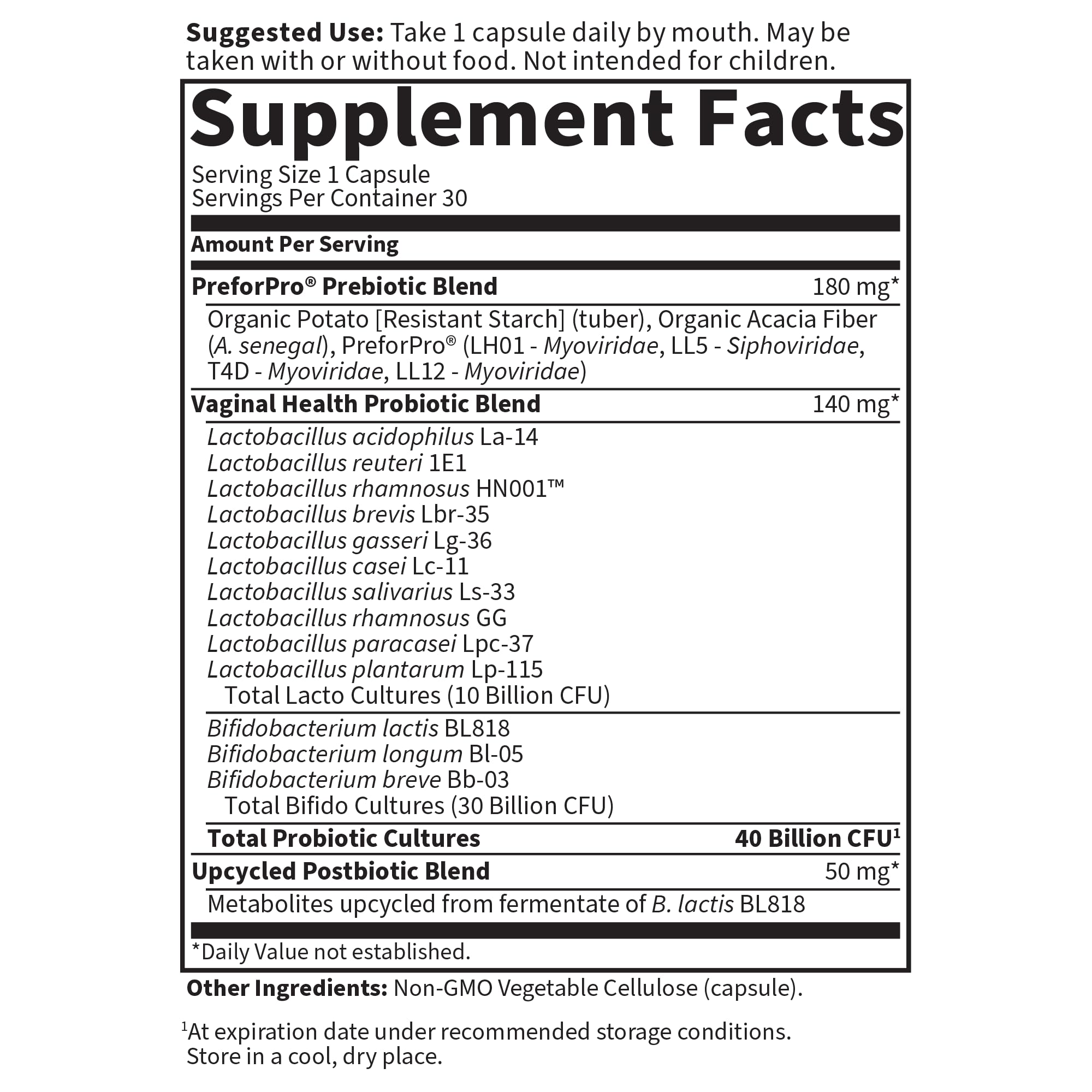 Garden of Life, Femini Ph Daily Care Probiotic Capsule, 30 Count Garden of Life uk supplements