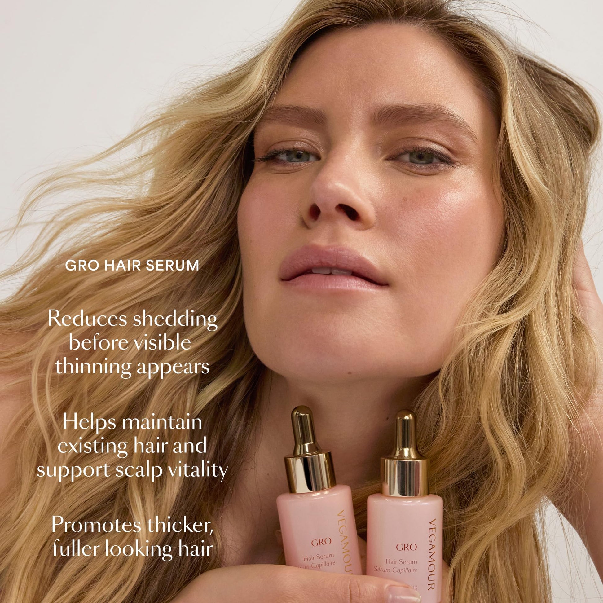 VEGAMOUR GRO Healthy Hair Starter Kit | Full Size GRO Serum for Thinning & Shedding plus Travel Size Shampoo and Conditioner with Vegan Keratin to Support Thicker, Fuller Looking Locks | $92 Value VEGAMOUR uk supplements
