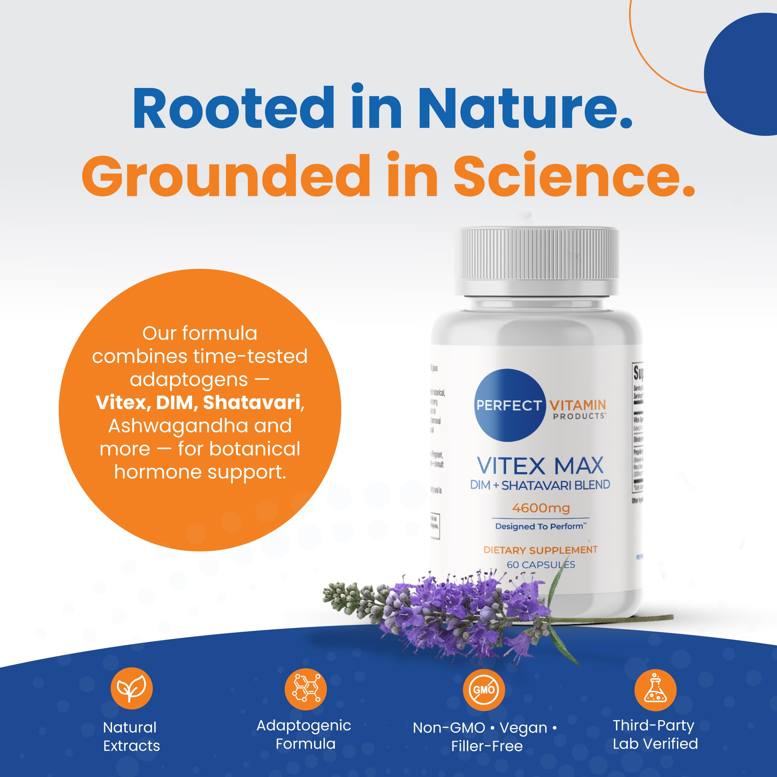 Perfect Vitamin Products Vitex Max DIM + Shatavari – Hormone Balance & Menopause Support for Women – Vegan Blend with Adaptogens for Mood, Cycle & Stress Relief – 4600mg (2-Pack) Perfect Vitamin Products uk supplements