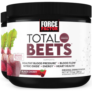 Force Factor Total Beets Superfood Beet Root Powder 2-Pack, Nitrates to Support Circulation, Blood Flow, Nitric Oxide, Energy, Endurance, Stamina Force Factor uk supplements
