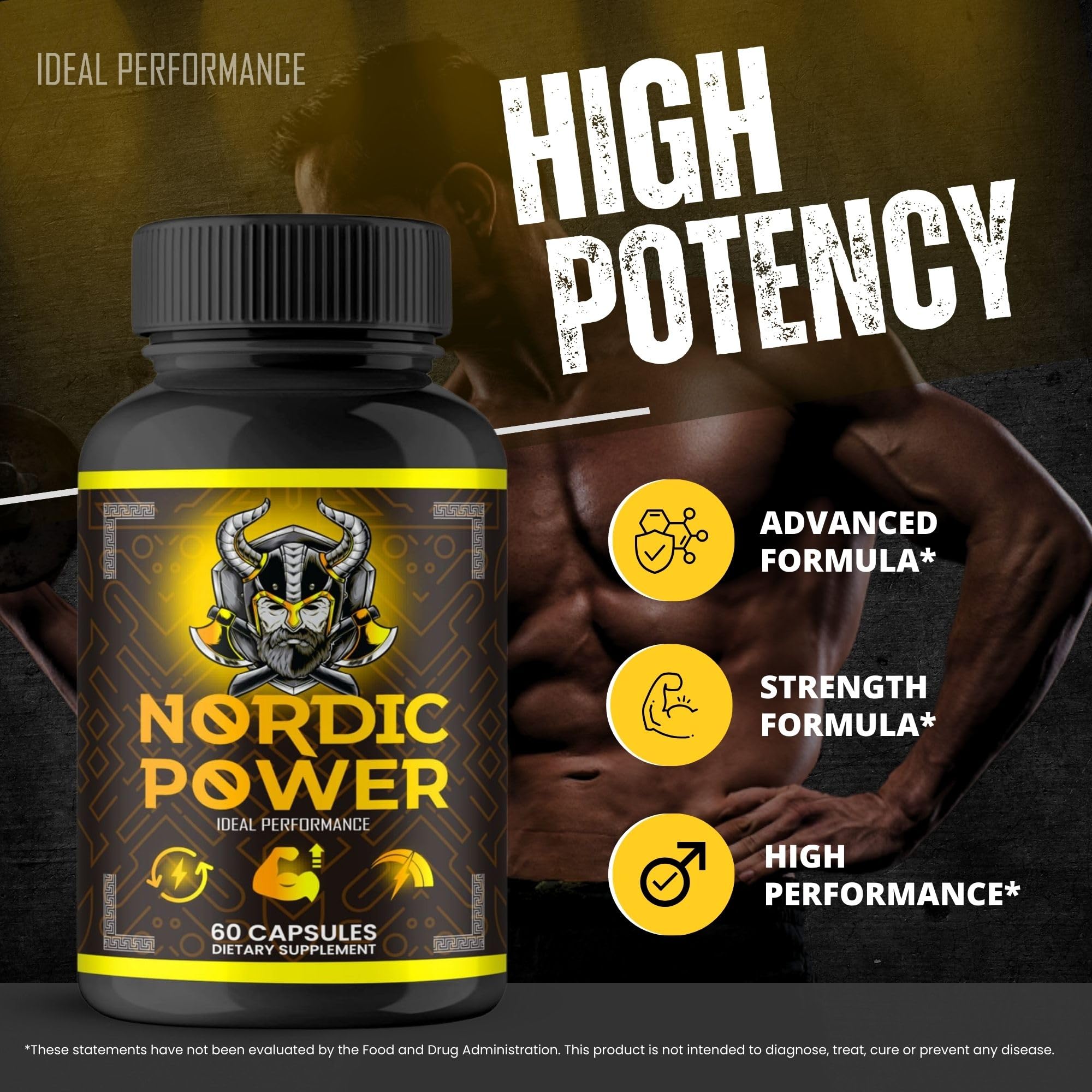 Nordic Power Pills, Official Nordic Power Capsules - Maximum Strength Energy, Stamina and Performance, Premium Formula to Support Overall Well-Being, Natural NordicPower Pastillas Review (2 Pack) IDEAL PERFORMANCE uk supplements