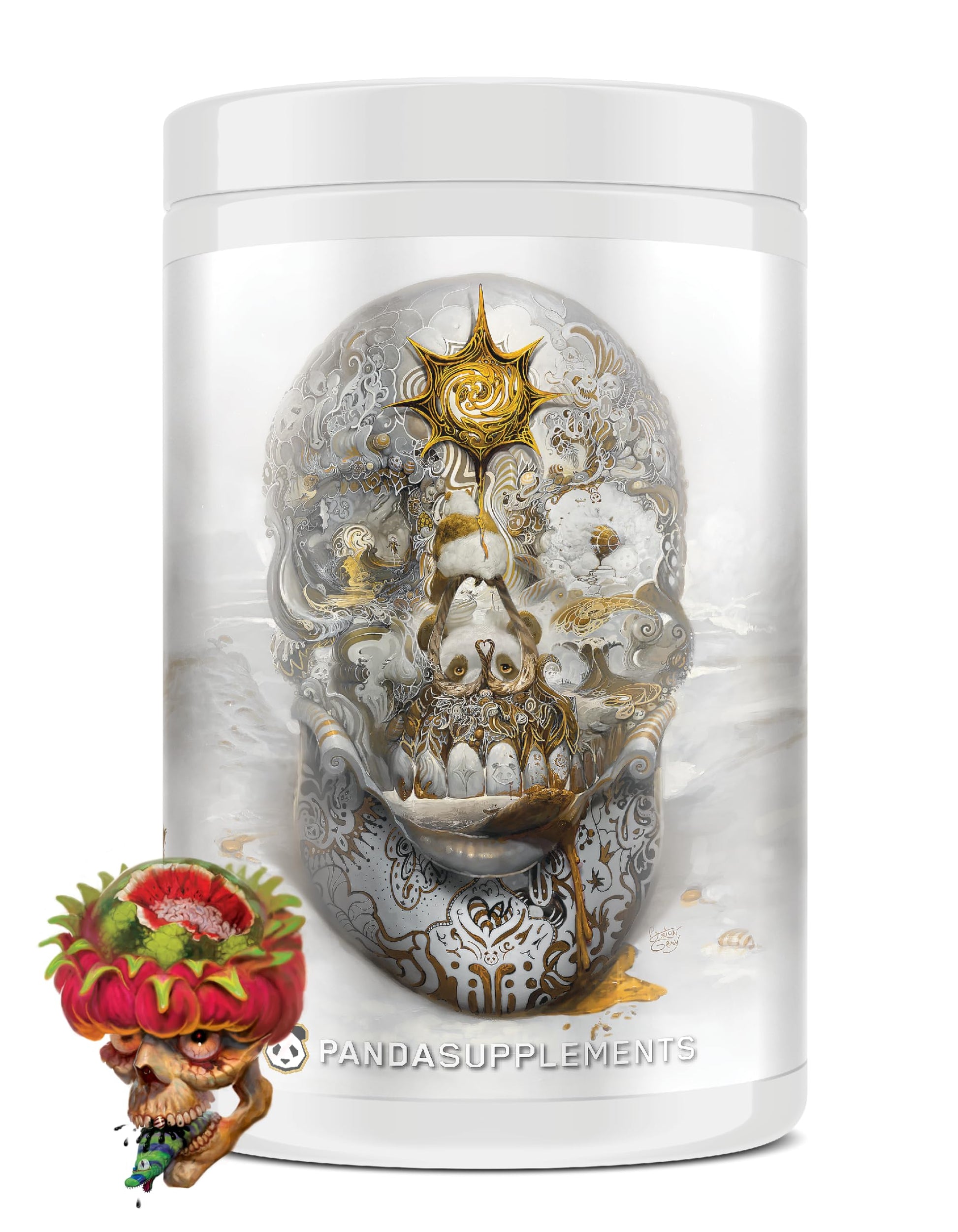 Underground Bio Labs/Panda Supps Skull High Stimulant/Nootropic Pre-Workout,Lion's Mane Underground Bio Labs uk supplements