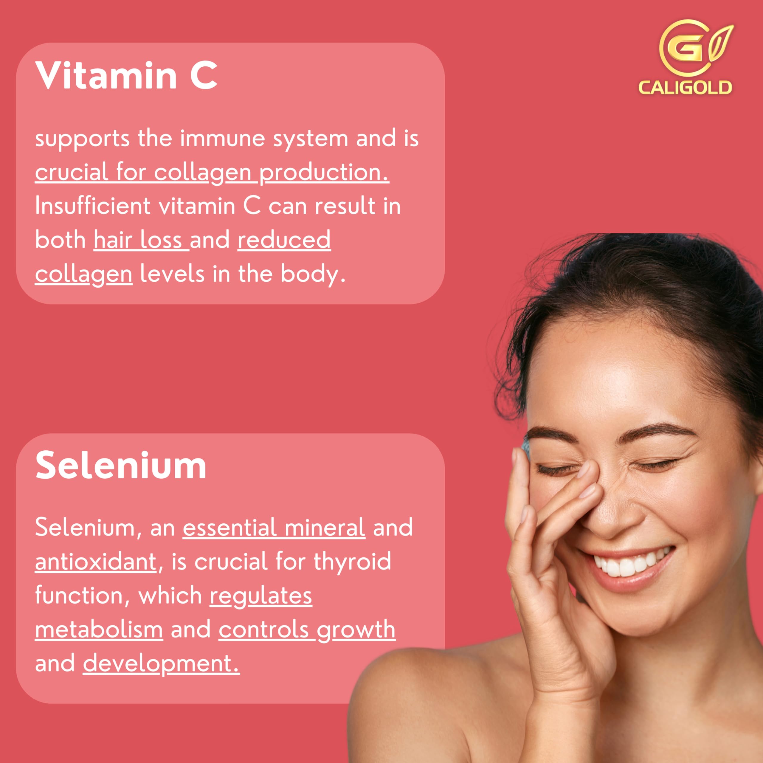 CALIGOLD Health Super Marine Collagen Liquid - Excellent for Hair, Skin, Nails and Joints CALIGOLD uk supplements