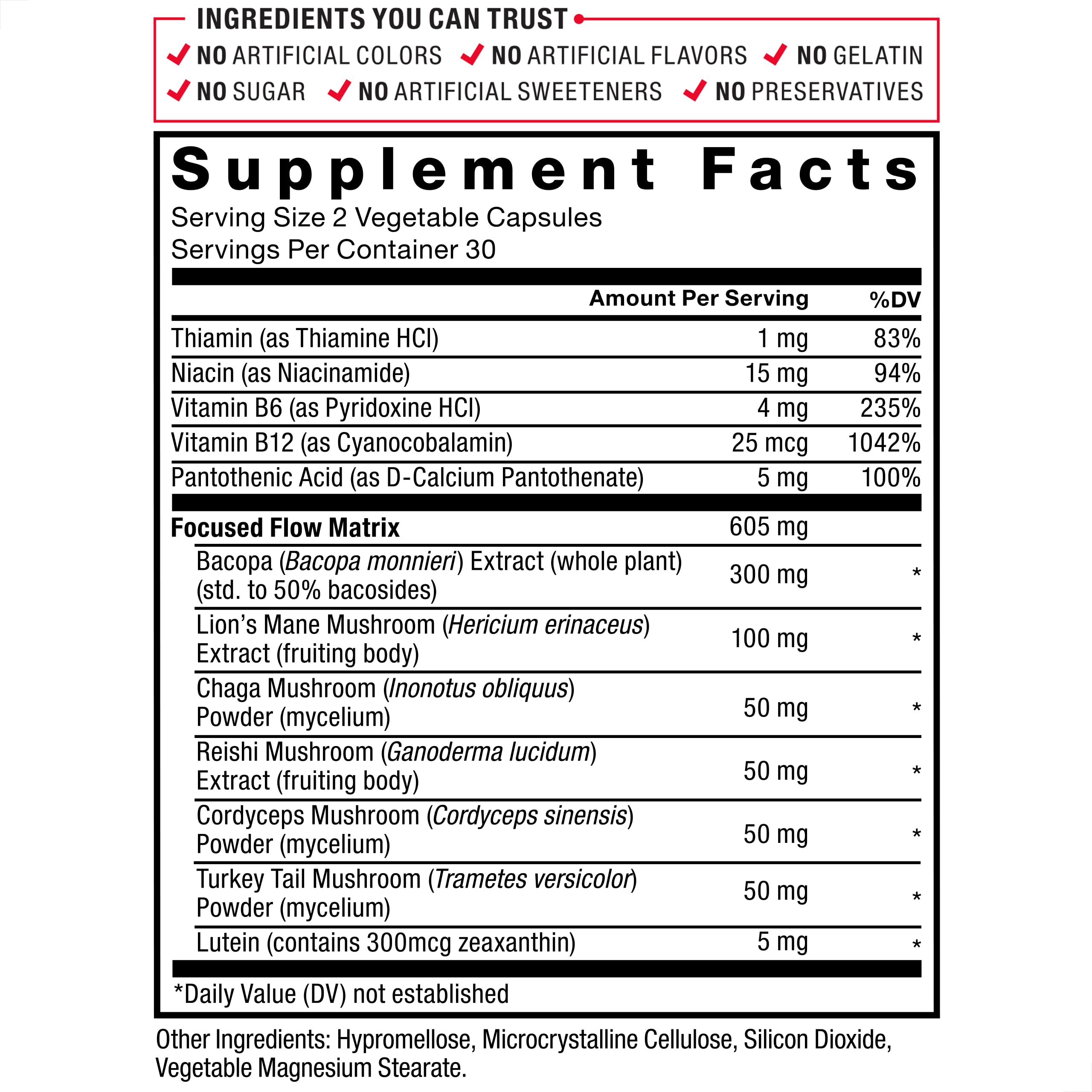 Forebrain Focus Brain Booster, Brain Supplement to Boost Clarity & Concentration, Improve Memory & Sharpness & Productivity, Nootropic Brain Support Supplement, Force Factor, 120 Capsules, Black Force Factor uk supplements