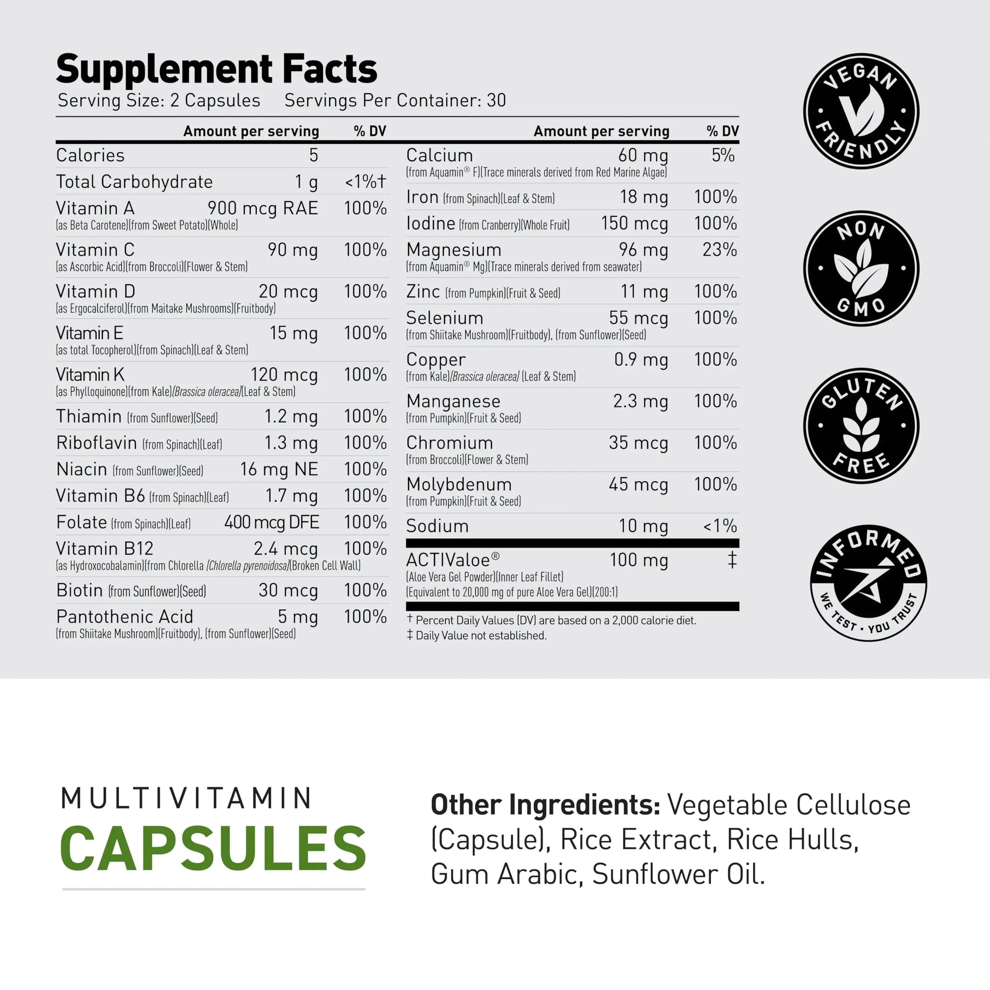 Kaged Multivitamin Capsules | Unflavored | Whole Foods Organic Fruits & Veggies | Plant Based Vegan Multivitamin Kaged uk supplements