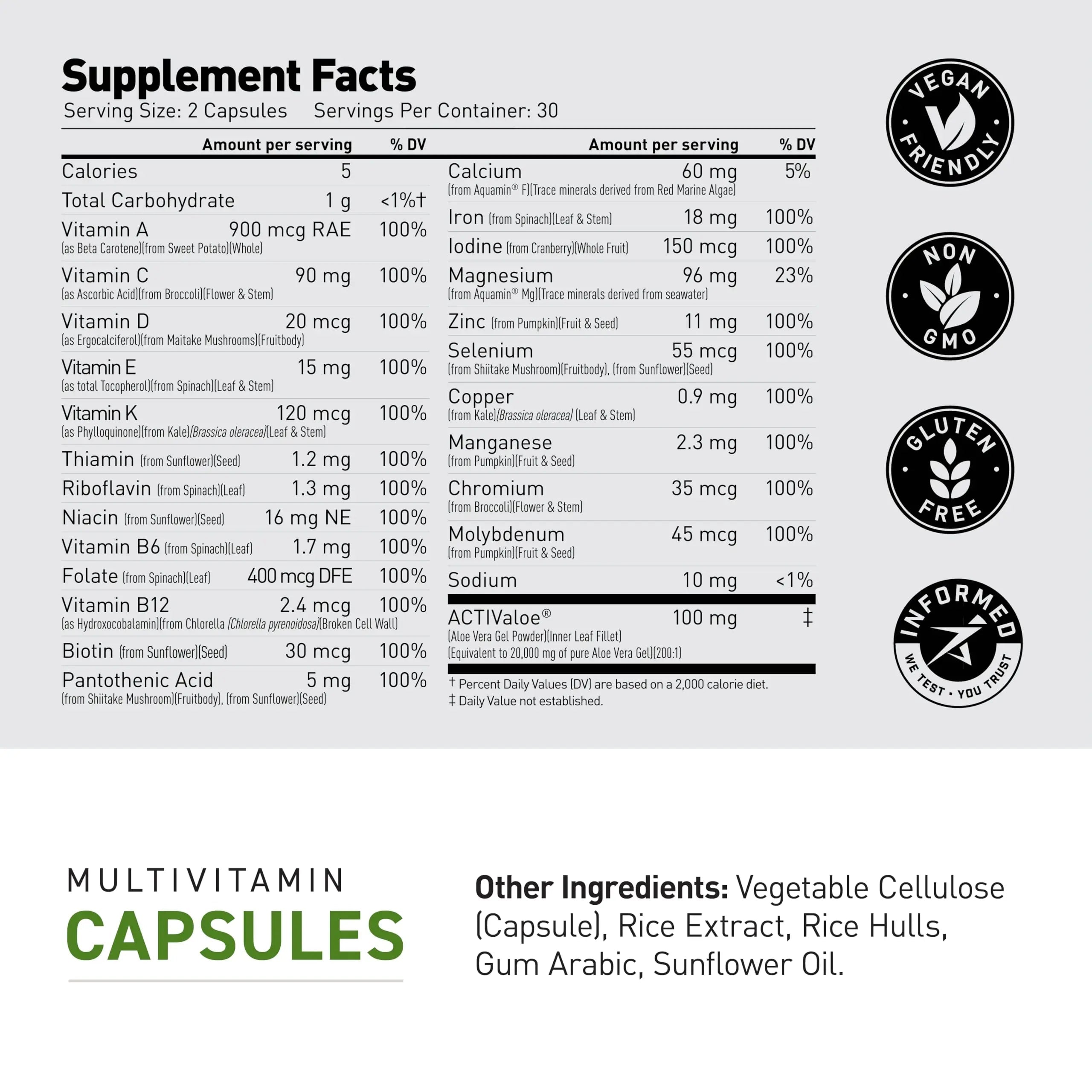 Kaged Multivitamin Capsules | Unflavored | Whole Foods Organic Fruits & Veggies | Plant Based Vegan Multivitamin Kaged uk supplements