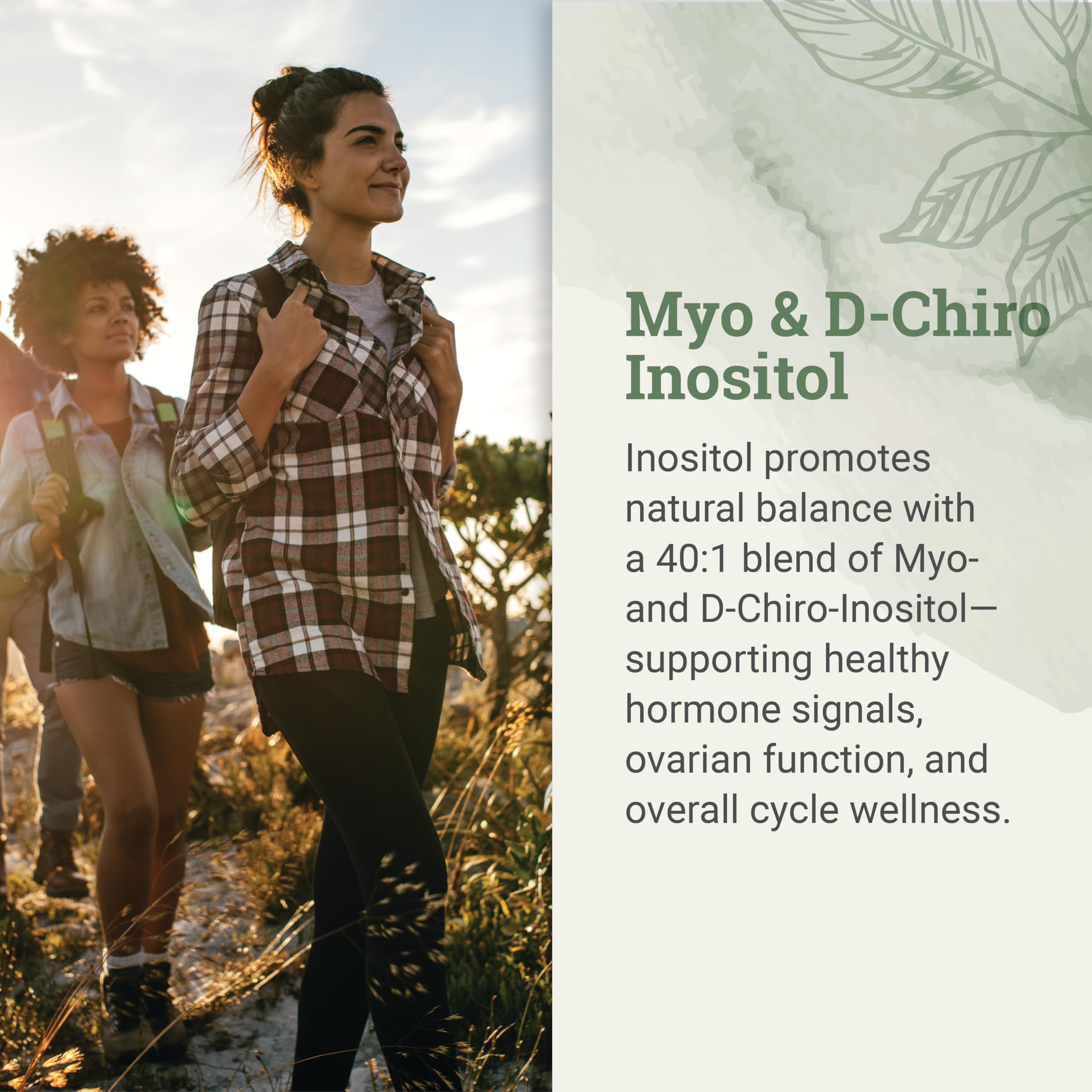 Earth Harmony Myo-Inositol & D-Chiro Inositol Supplement for Women, Ovarian & Hormone Balance for Women - Supports Normal Cycles, Fertility Supplement (120 Capsules) Earth Harmony Naturals uk supplements