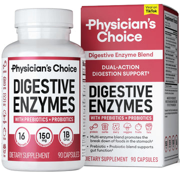 Physician's CHOICE Digestive Enzymes - Multi Enzymes, Organic Prebiotics & Probiotics Physician's CHOICE uk supplements