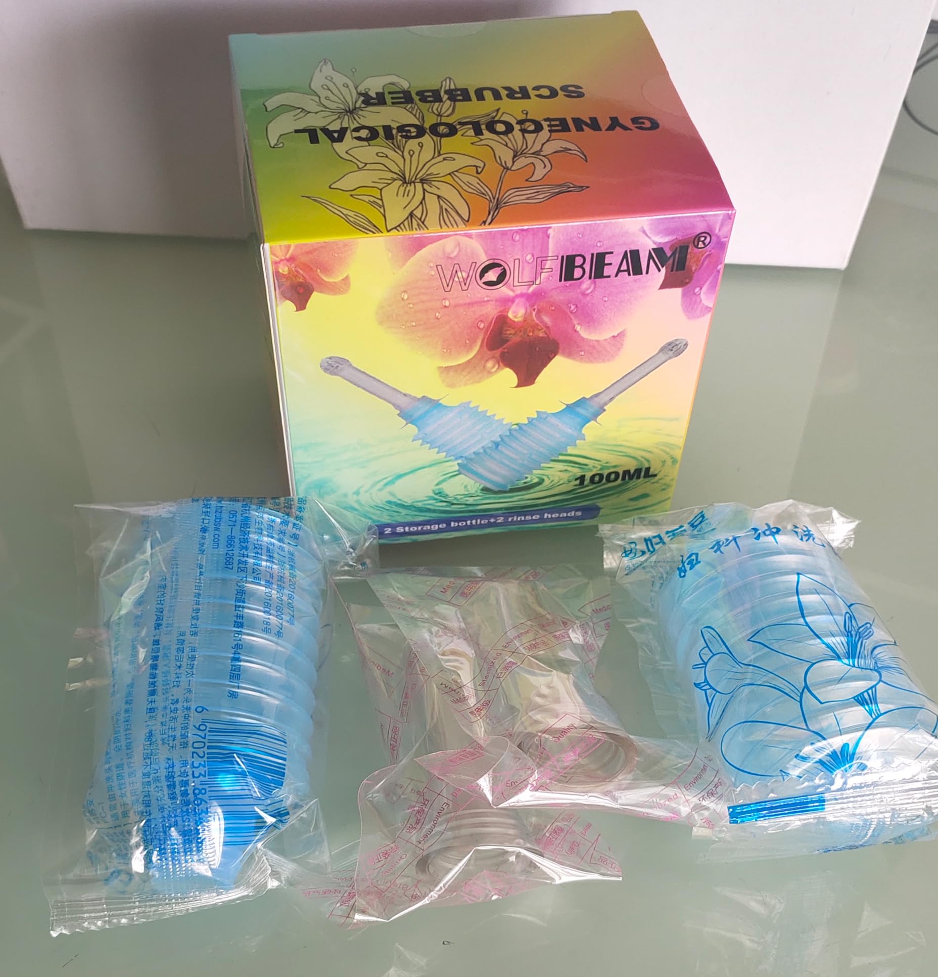 Wolfbeam Irrigator Cleaning Products for Women Enema Bulb Syringe Vaginal Cleaner Enema Cleanser wolf-beam uk supplements