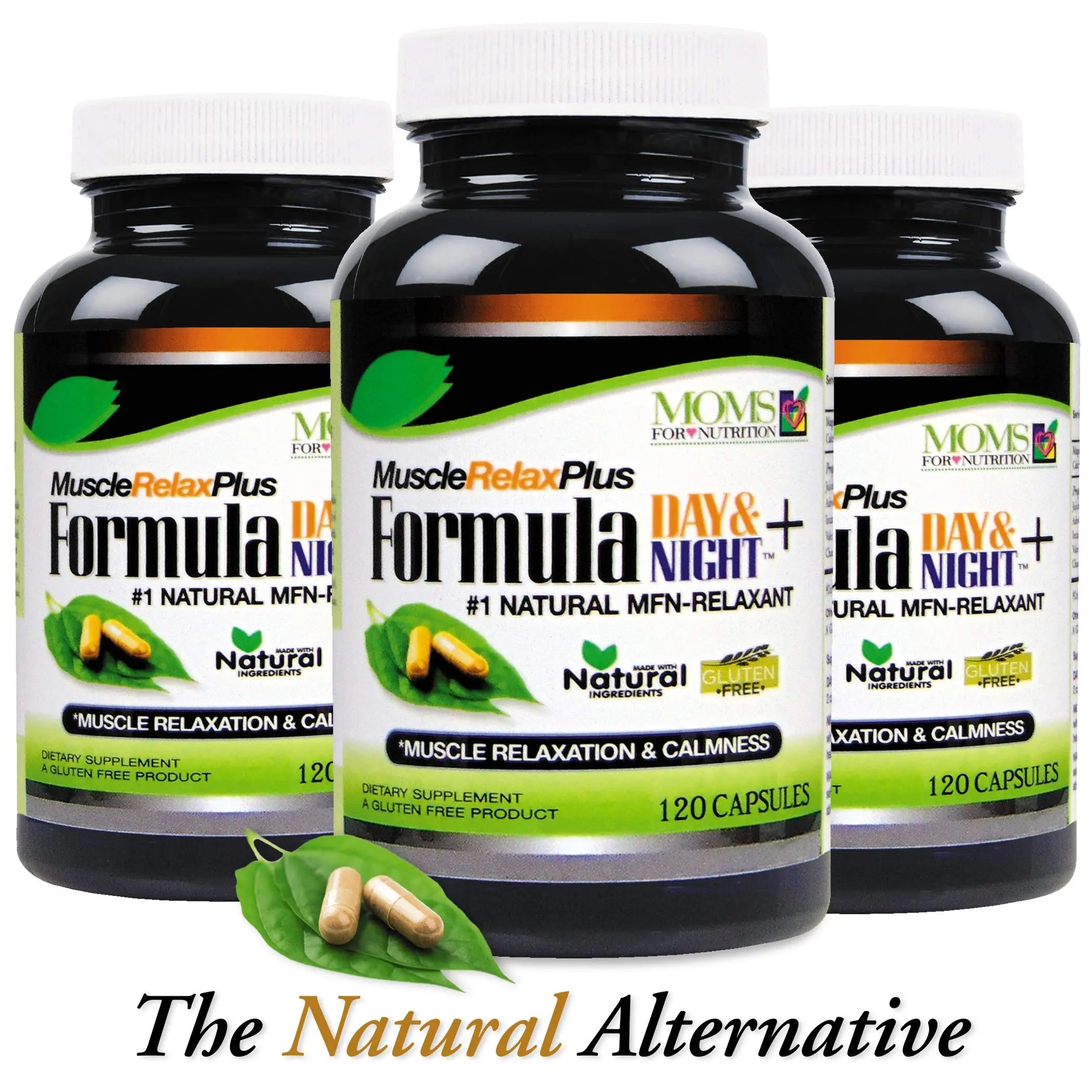 All Natural Muscle Relax Formula Plus - 50 Capsules - Daytime/Nighttime Natural Relaxant Moms For Nutrition uk supplements