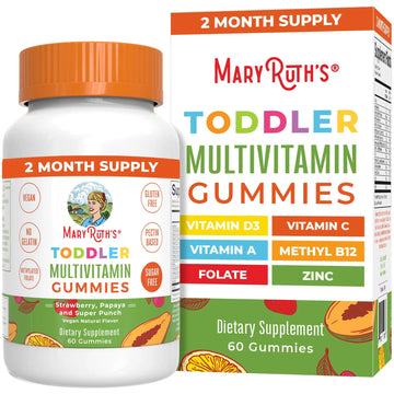 MaryRuth Organics Sugar Free Vitamin Gummies for Kids Age 2 | 2 Month Supply Multivitamin with Vitamin C, D3, Zinc | 1 Gummy Per Day | Toddler Vitamins MaryRuth Organics uk supplements