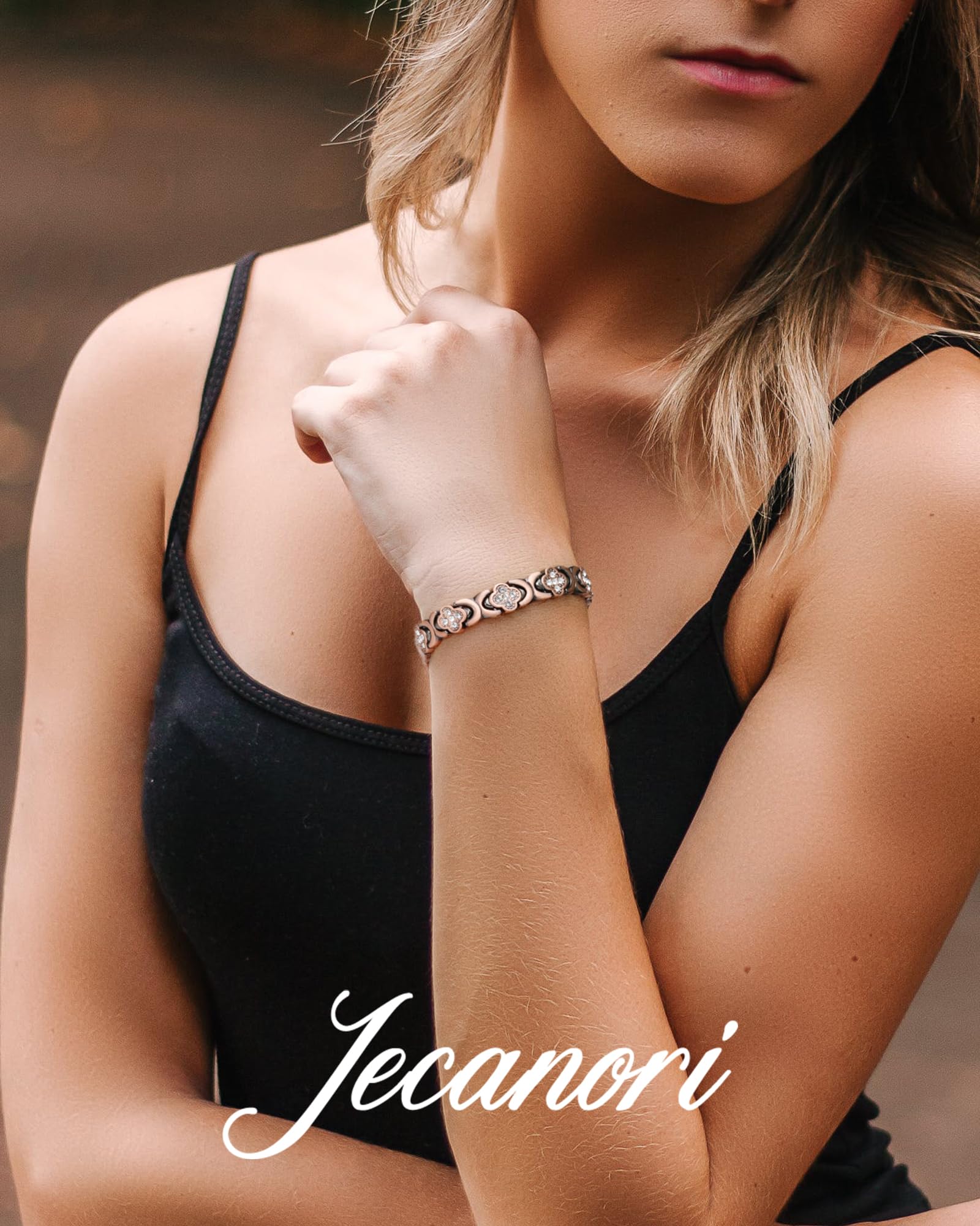 Jecanori Women's Pure Copper Bracelet, Ultra Strength Magnetic Copper Bracelets for Women Jecanori uk supplements