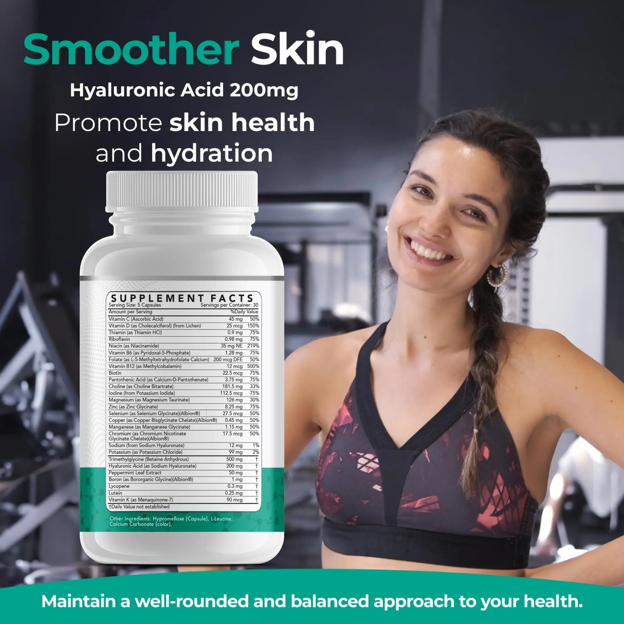 Dr Brad Stanfield Daily Low Dose MultiVitamin & Mineral for Men & Women to Support Cognitive Performance & Memory + Hyaluronic Acid for Skin Health Dr Brad Stanfield uk supplements