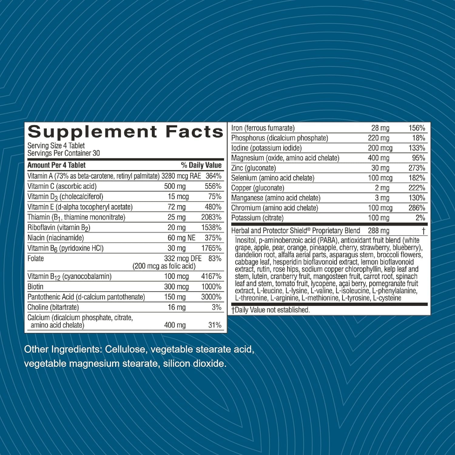 Nature's Sunshine Super Supplemental: Complete Multivitamin with Minerals, Antioxidants & More for Nutritional Gaps, Overall Health, Immune & Energy Support. 120 Tabs Nature's Sunshine uk supplements