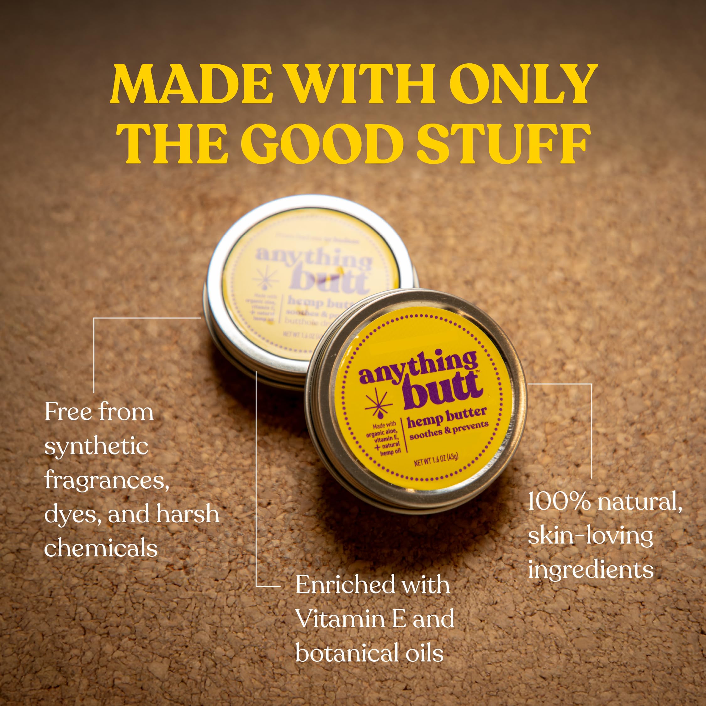 All-Natural Hemorrhoid Cream, Herbal Balm, Soothes Itching & Discomfort - Itch Hemorrhoid Soother Moisturizes for Itching, Rashes, Dryness, and Chafing Anything Butt uk supplements