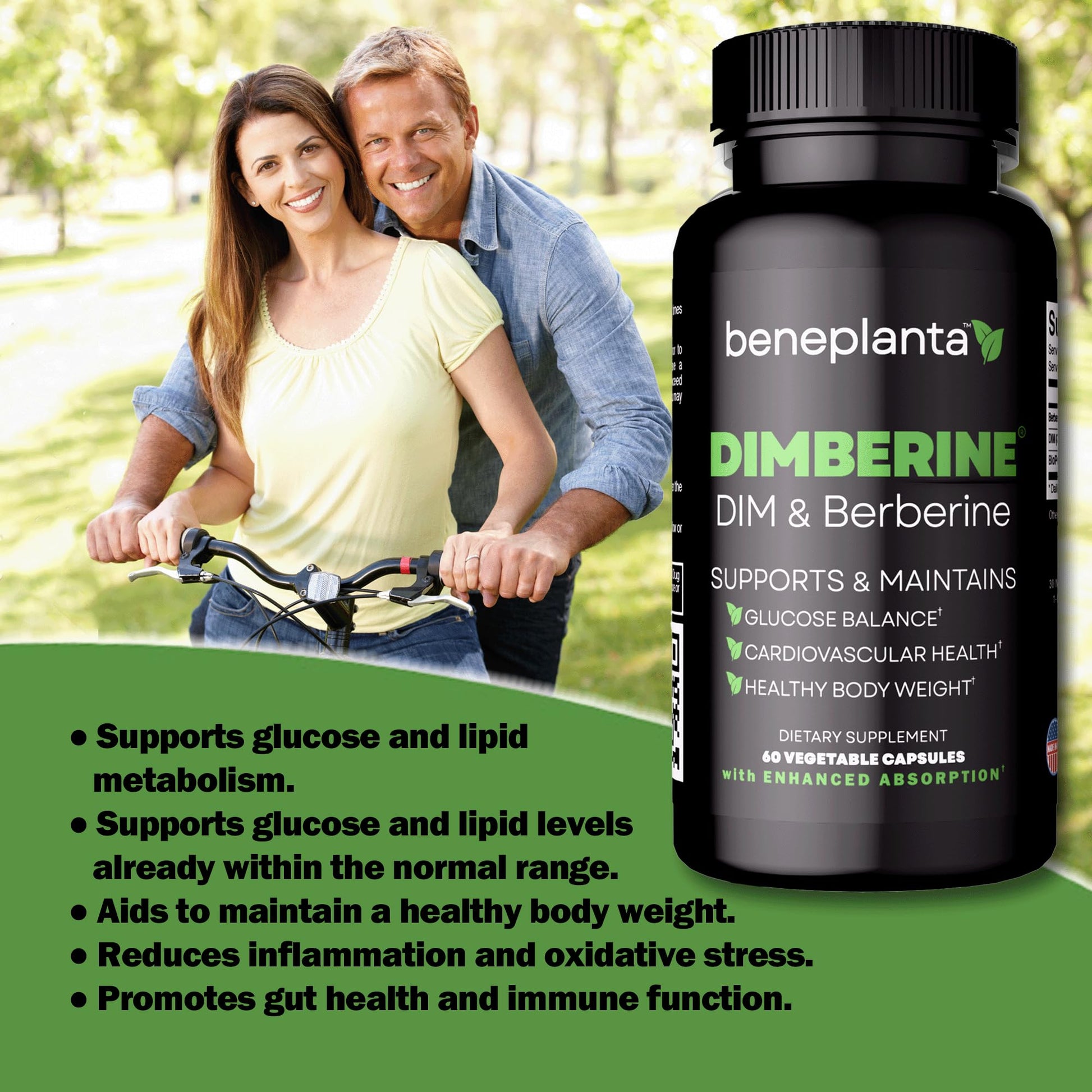 Dimberine - DIM & Berberine, High Purity Enhanced Absorption Formula - 60 Capsules Dimberine uk supplements