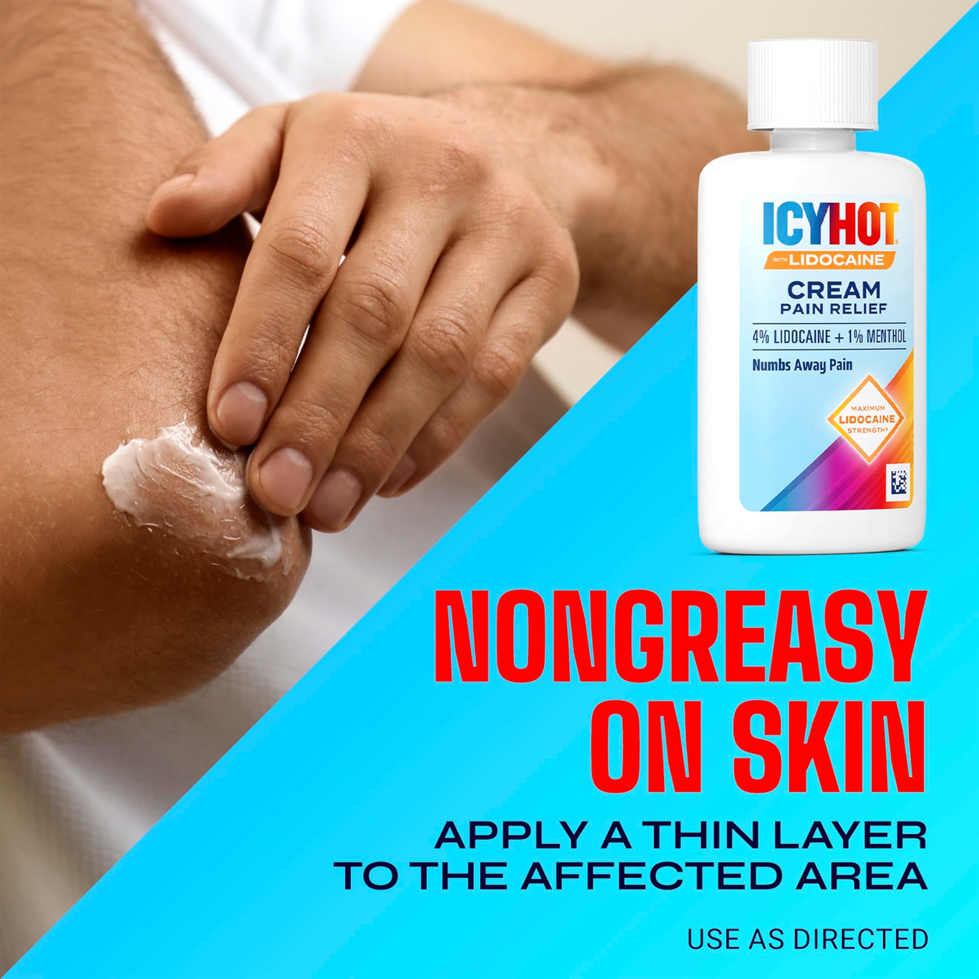 Icy Hot Max Strength Pain Relief Cream with Lidocaine Plus Menthol, 2.7 Ounces Icy Hot uk supplements