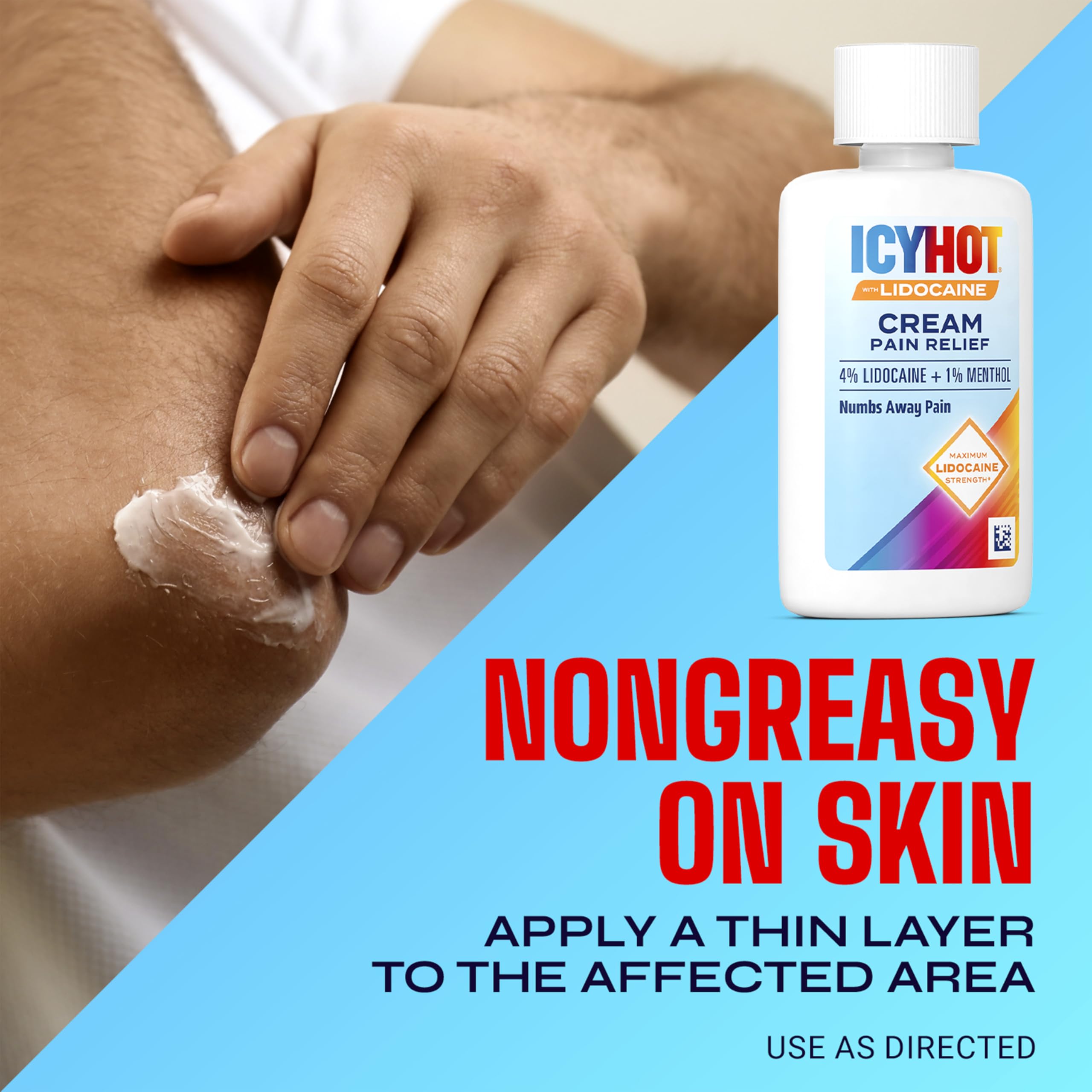 Icy Hot Max Strength Pain Relief Cream with Lidocaine Plus Menthol, 2.7 Ounces Icy Hot uk supplements