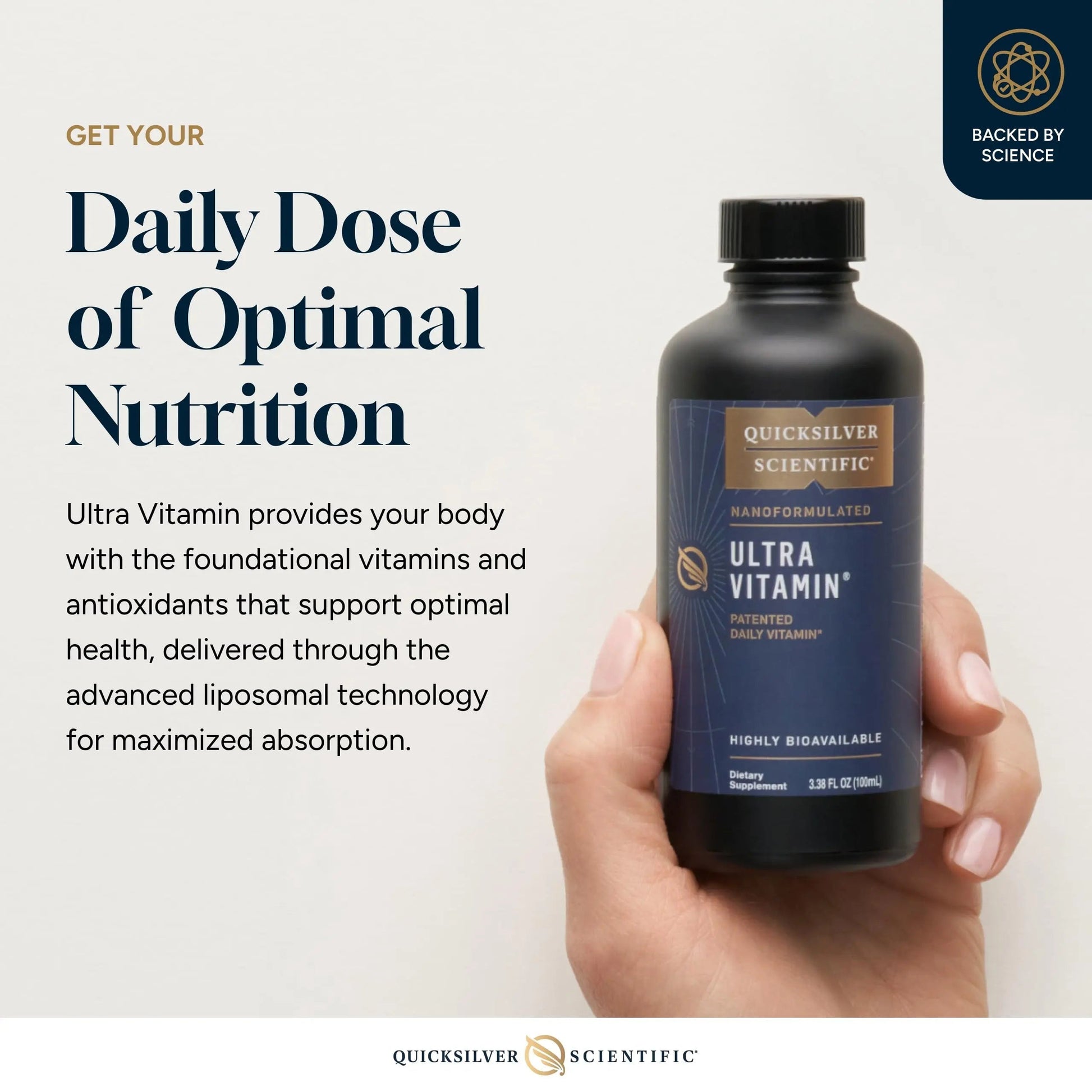 Quicksilver Scientific Liposomal Ultra Vitamin - Liquid Multivitamin & Antioxidant Supplement for Energy, Liver Health & Brain Support Quicksilver Scientific uk supplements