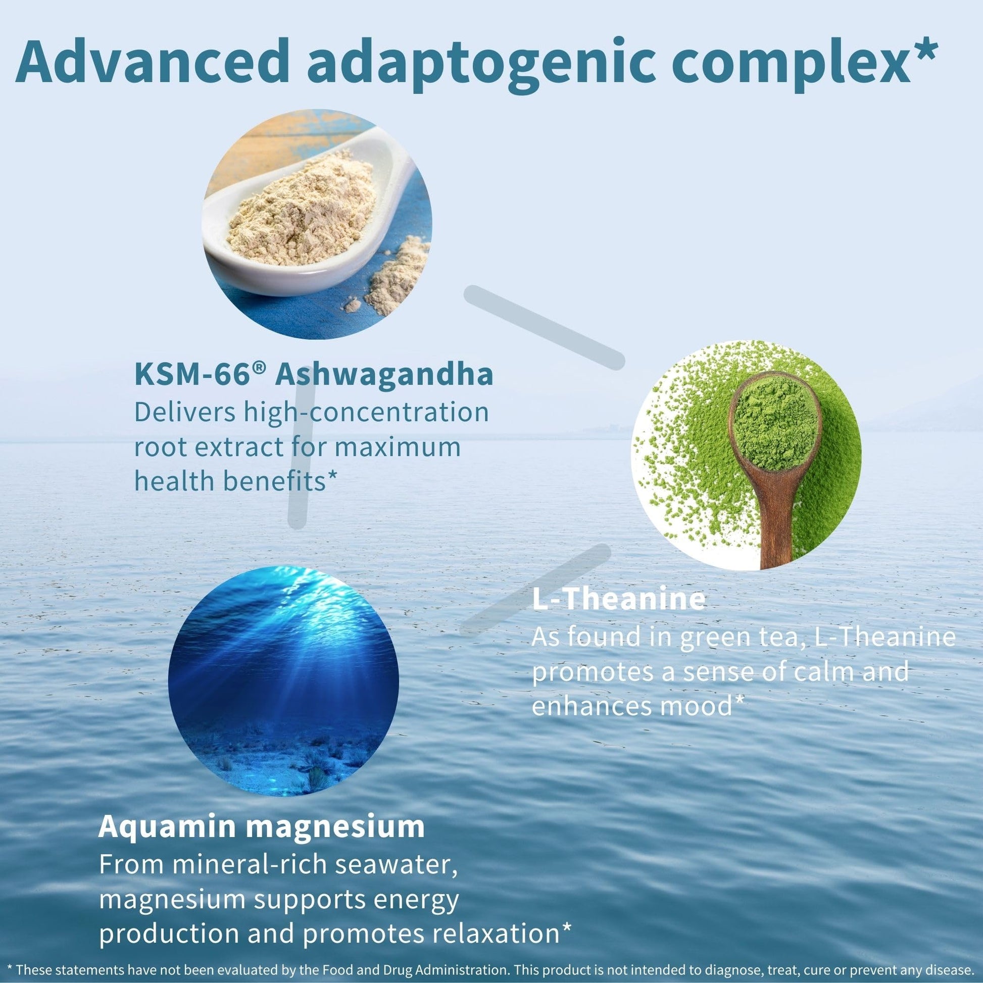 Igennus High Strength Ashwagandha, Magnesium, & L-Theanine Stress Relief Complex, KSM-66 Root Extract Adaptogens, Boosted with Methylfolate, Zinc & Biotin Clean Label, 60 Fast Acting Capsules Igennus Healthcare Nutrition uk supplements