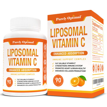Premium Liposomal Vitamin C Supplement - High Absorption, Fat Soluble Ascorbic Acid Purely Optimal uk supplements