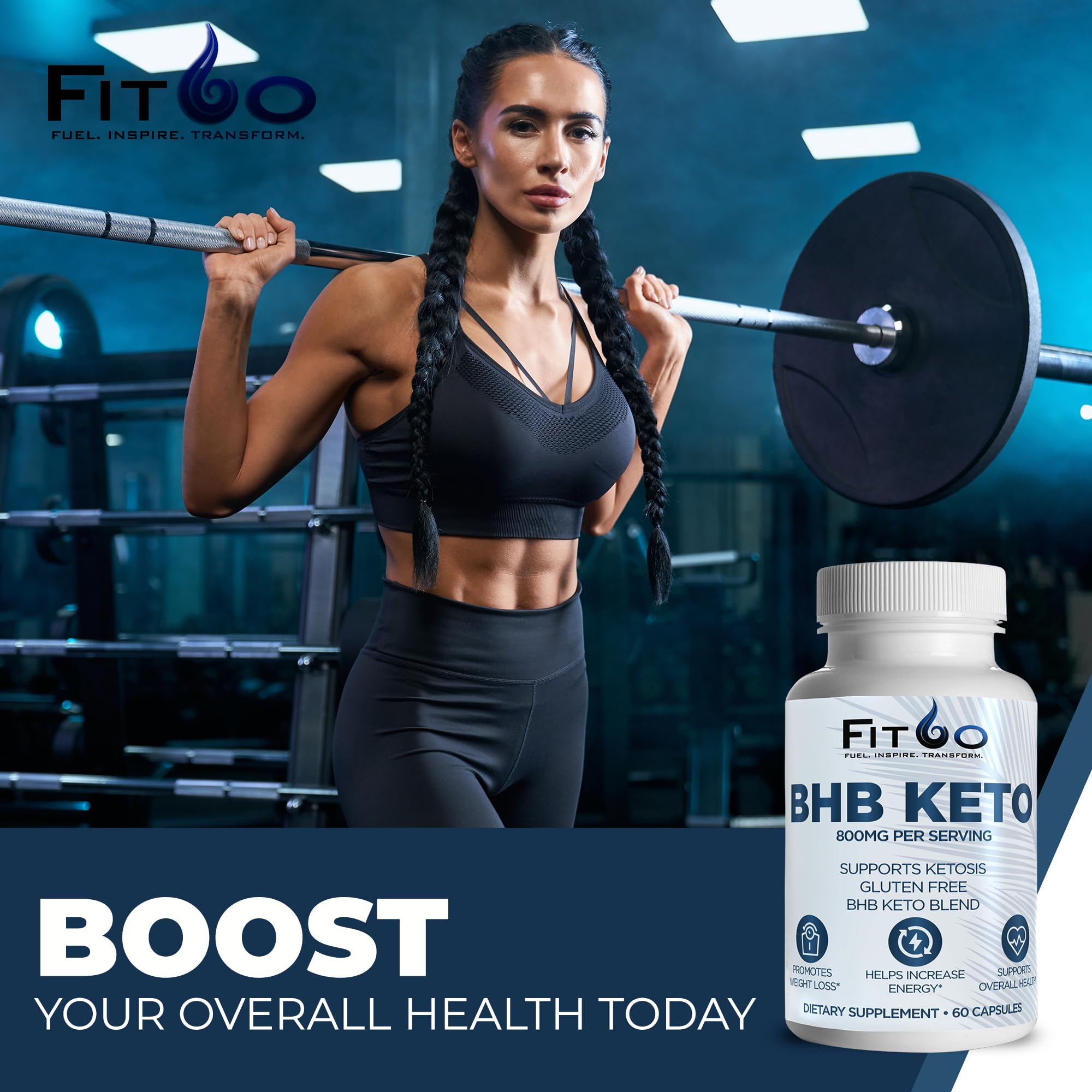 FIT60 Keto Diet Pills for Men & Women - Boost Energy and Mental Clarity for Enhanced Focus FIT60 uk supplements
