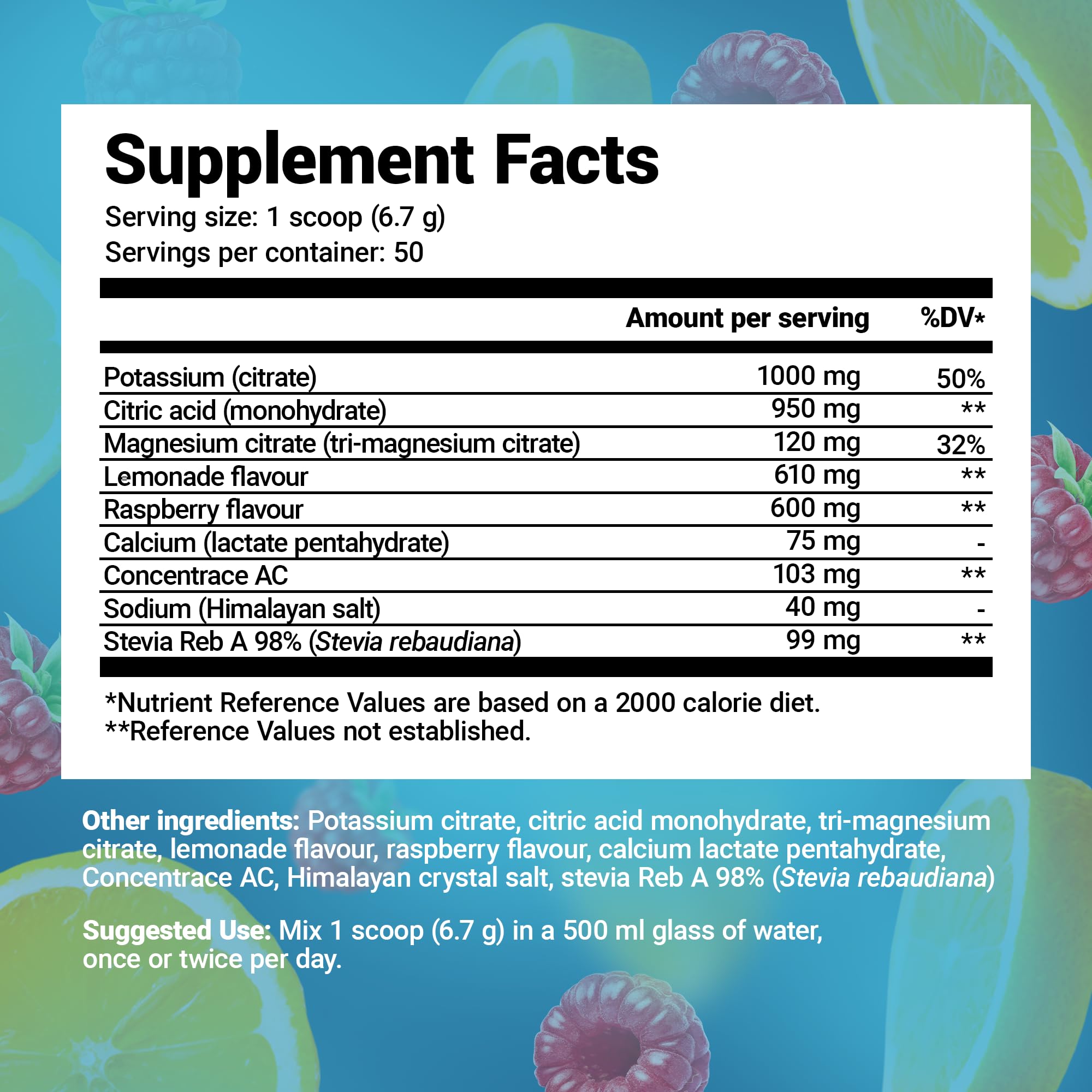 Dr. Berg Electrolyte Powder - Electrolyte Drink Supplements with 1000mg Potassium Dr. Berg Nutritionals uk supplements
