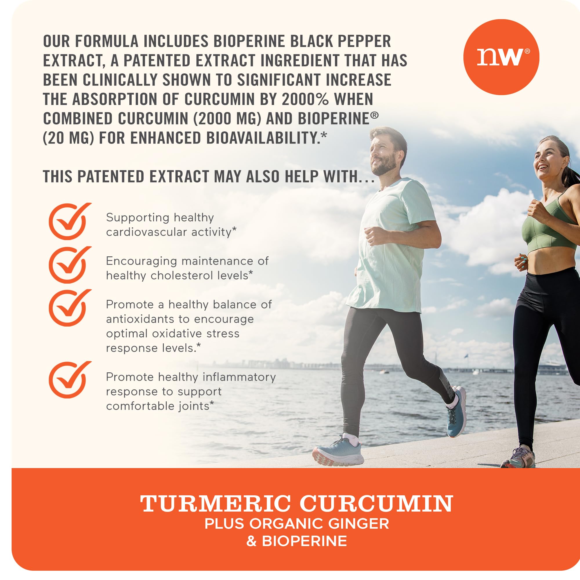 NatureWise Curcumin Turmeric 2250mg | 95% Curcuminoids & BioPerine Black Pepper NatureWise uk supplements
