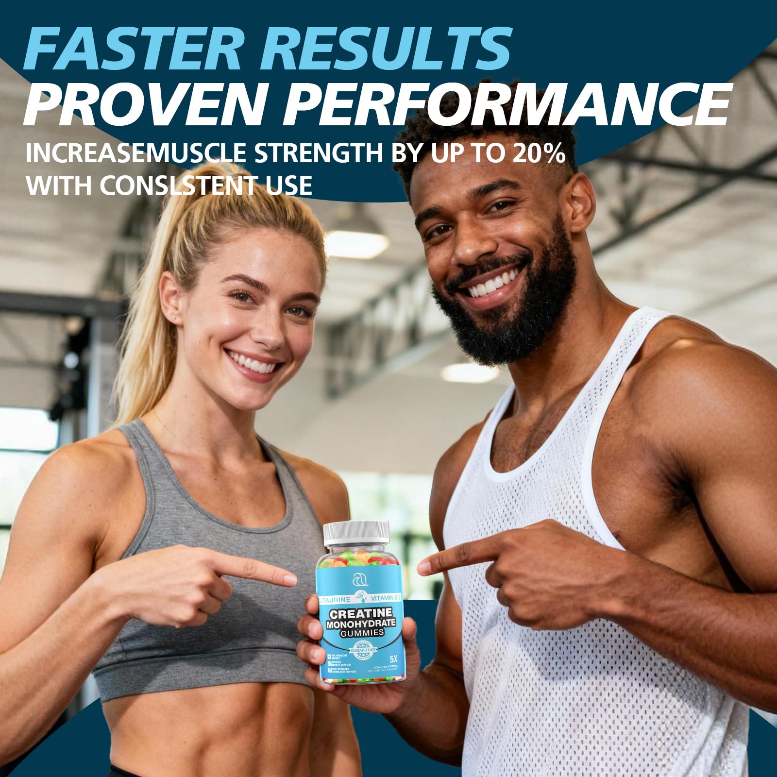 DRZIHOOCH Creatine Gummies for Women & Men - Creatine Monohydrate Gummies Tasty Chewable Supplement, Muscle Support & Energy Boost (2 Pack) DRZIHOOCH uk supplements