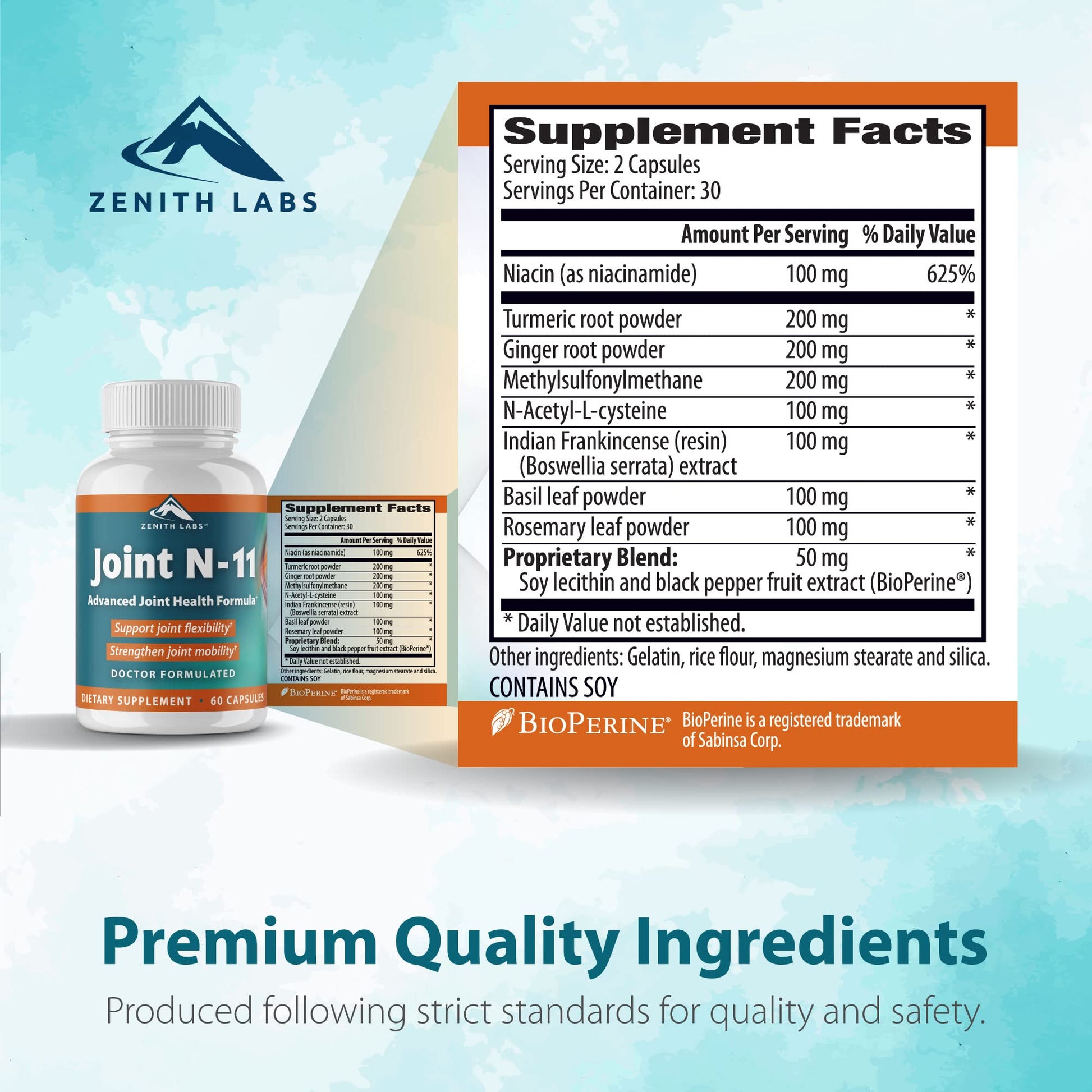 Zenith Labs Joint N-11 Joint Health Supplement Zenith Labs uk supplements