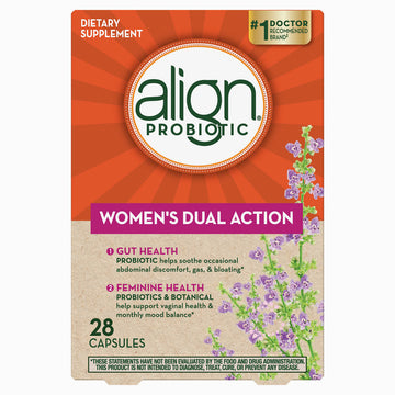 Align Probiotic, Women's Dual Action, Probiotics for Women, Multi-Strain Probiotic with Chaste Tree Align uk supplements