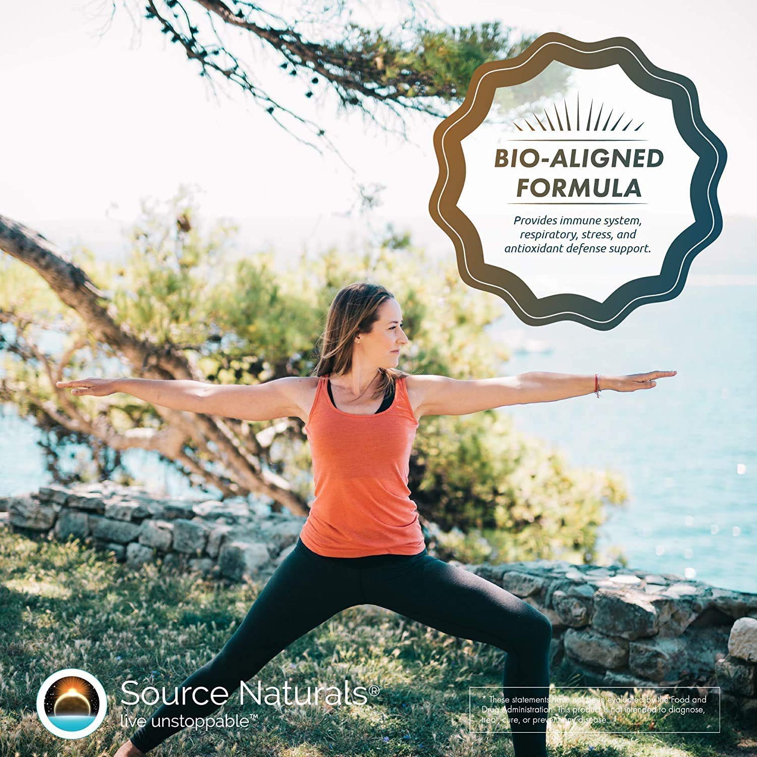 Source Naturals Wellness Formula Bio-Aligned Vitamins & Herbal Defense - Immune System Support Supplement & Immunity Booster - 45 Tablets Source Naturals uk supplements