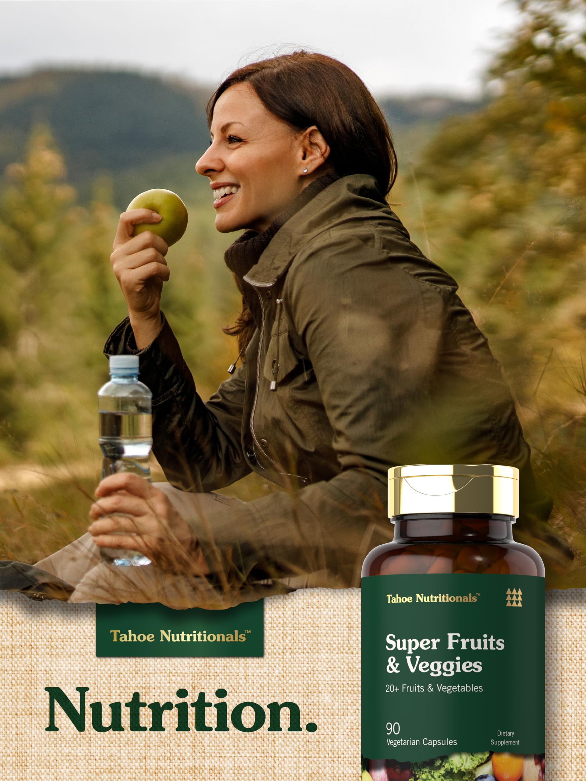Tahoe Nutritionals Super Fruits and Veggies Capsules | 90 Count | Vegetarian, Non-GMO and Gluten Free Supplement Tahoe Nutritionals uk supplements